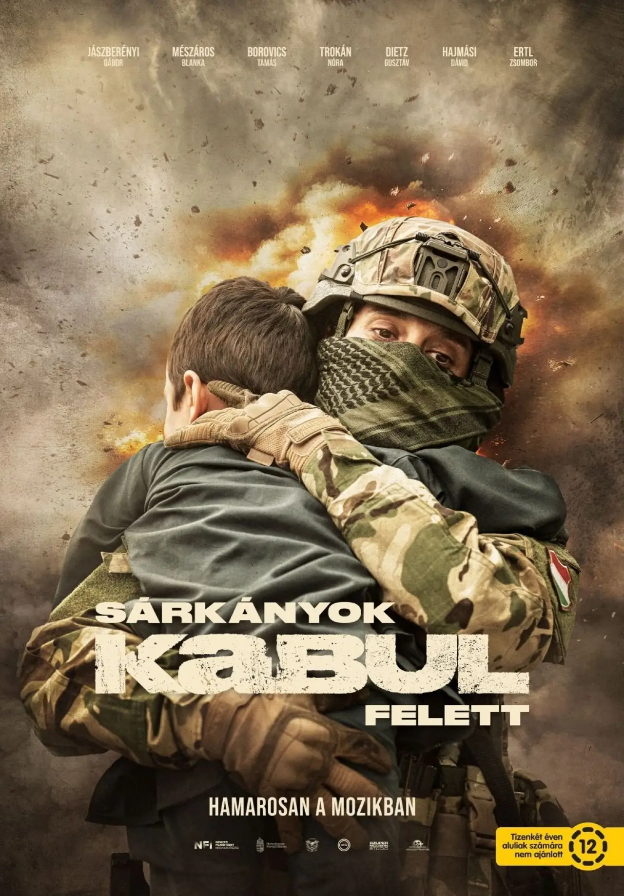 Plakat filmowy "Sárkányok Kabul felett"