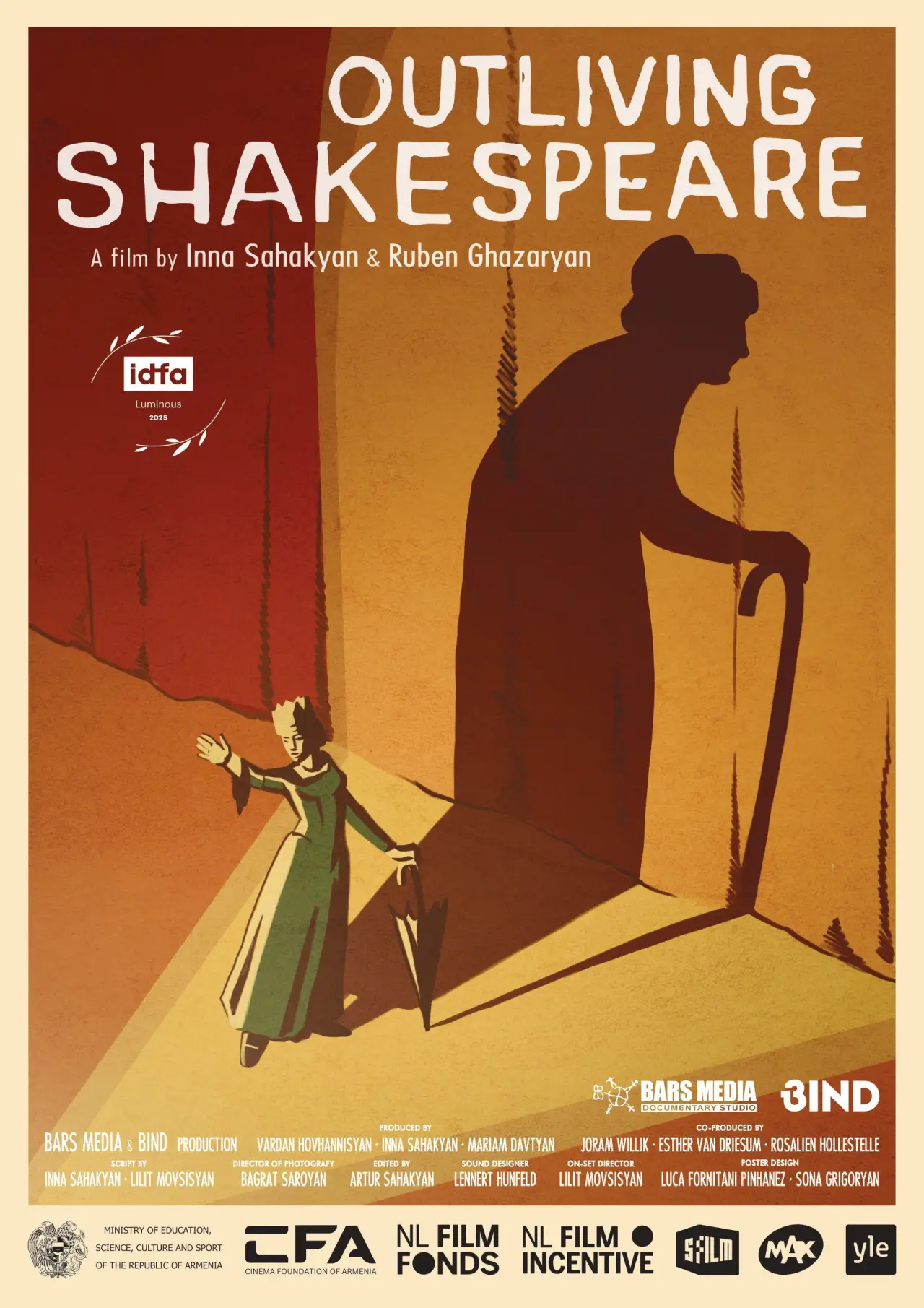 Plakat filmowy "Outliving Shakespeare"