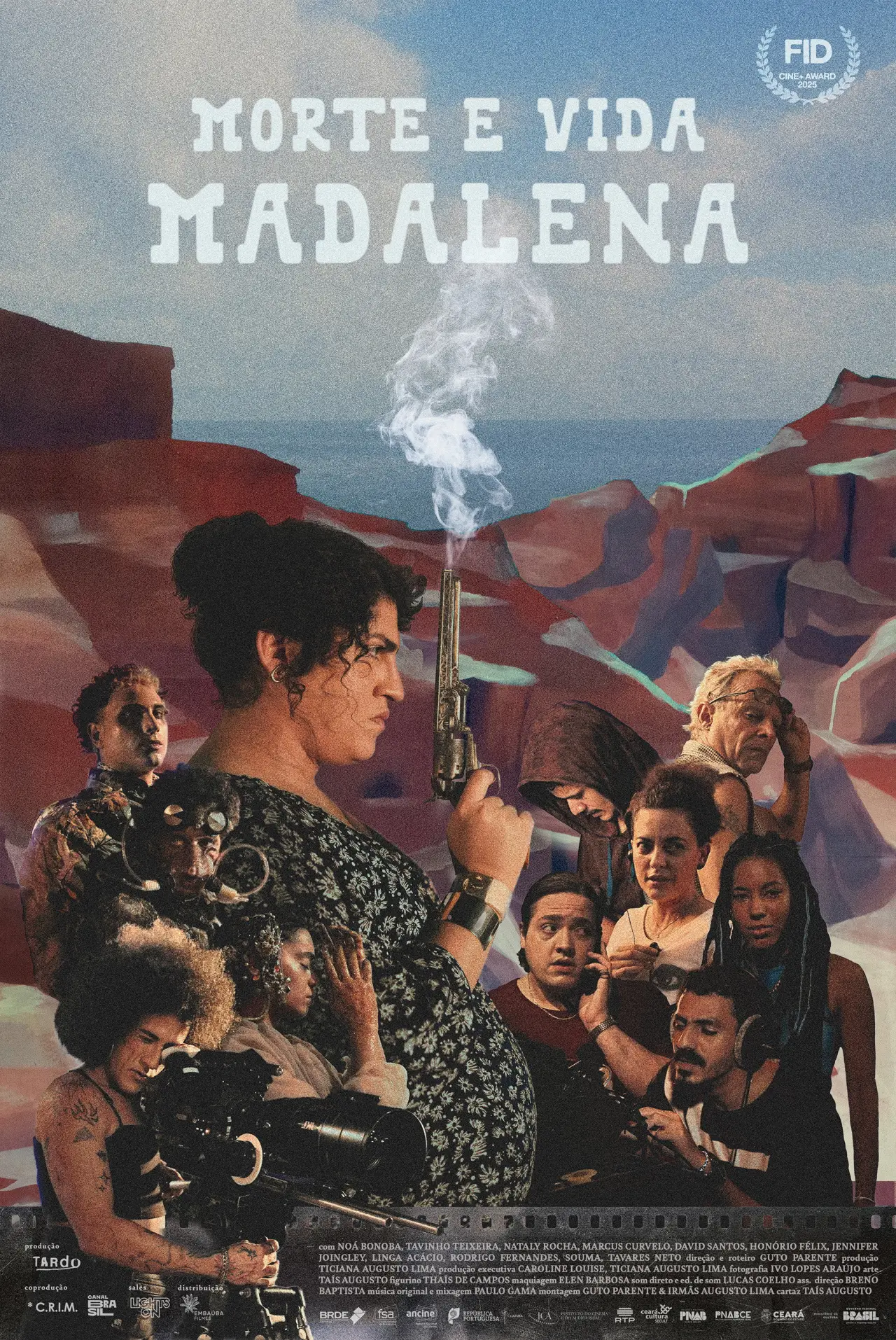 Plakat filmowy "Morte e Vida Madalena"