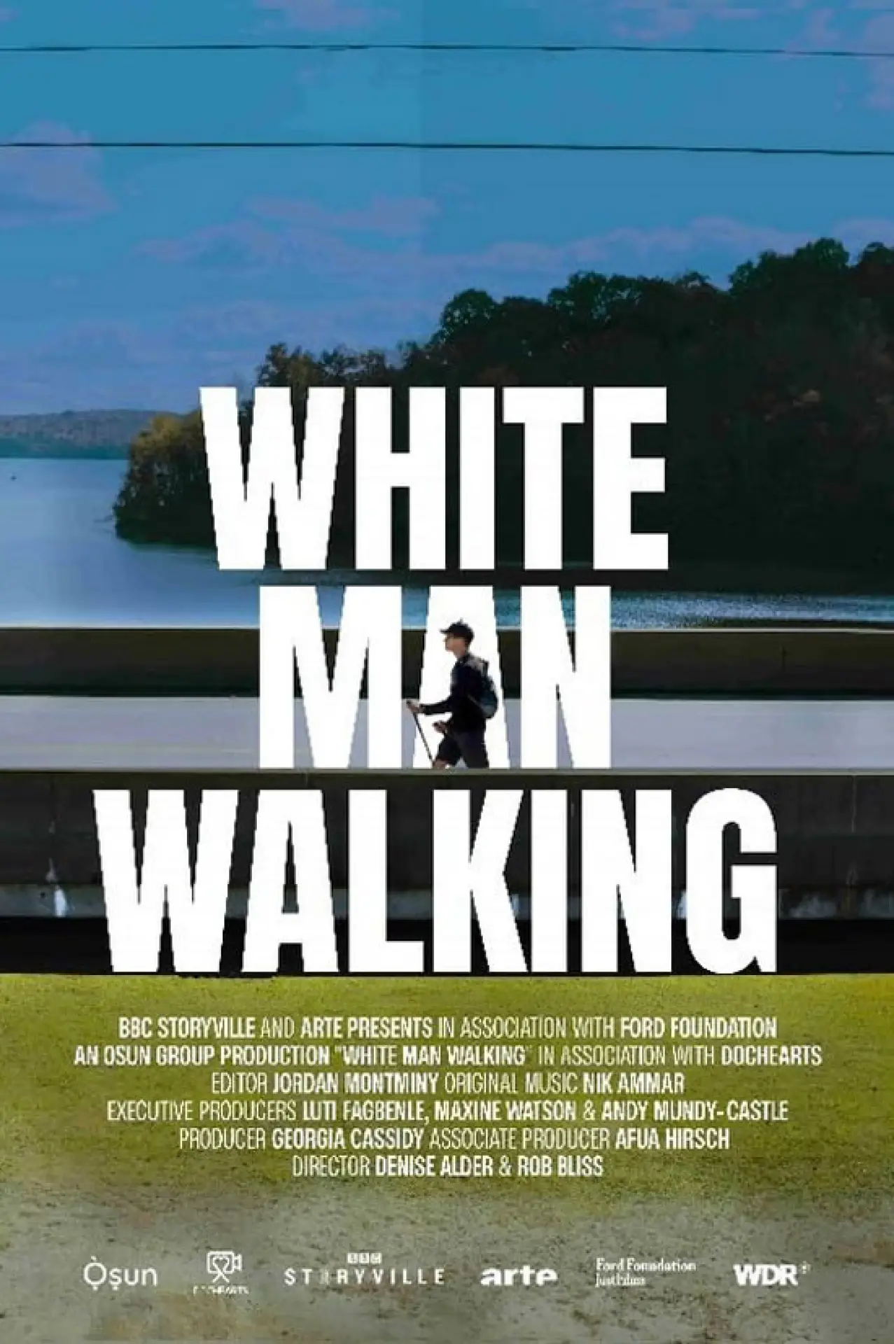 Plakat filmowy "White Man Walking"