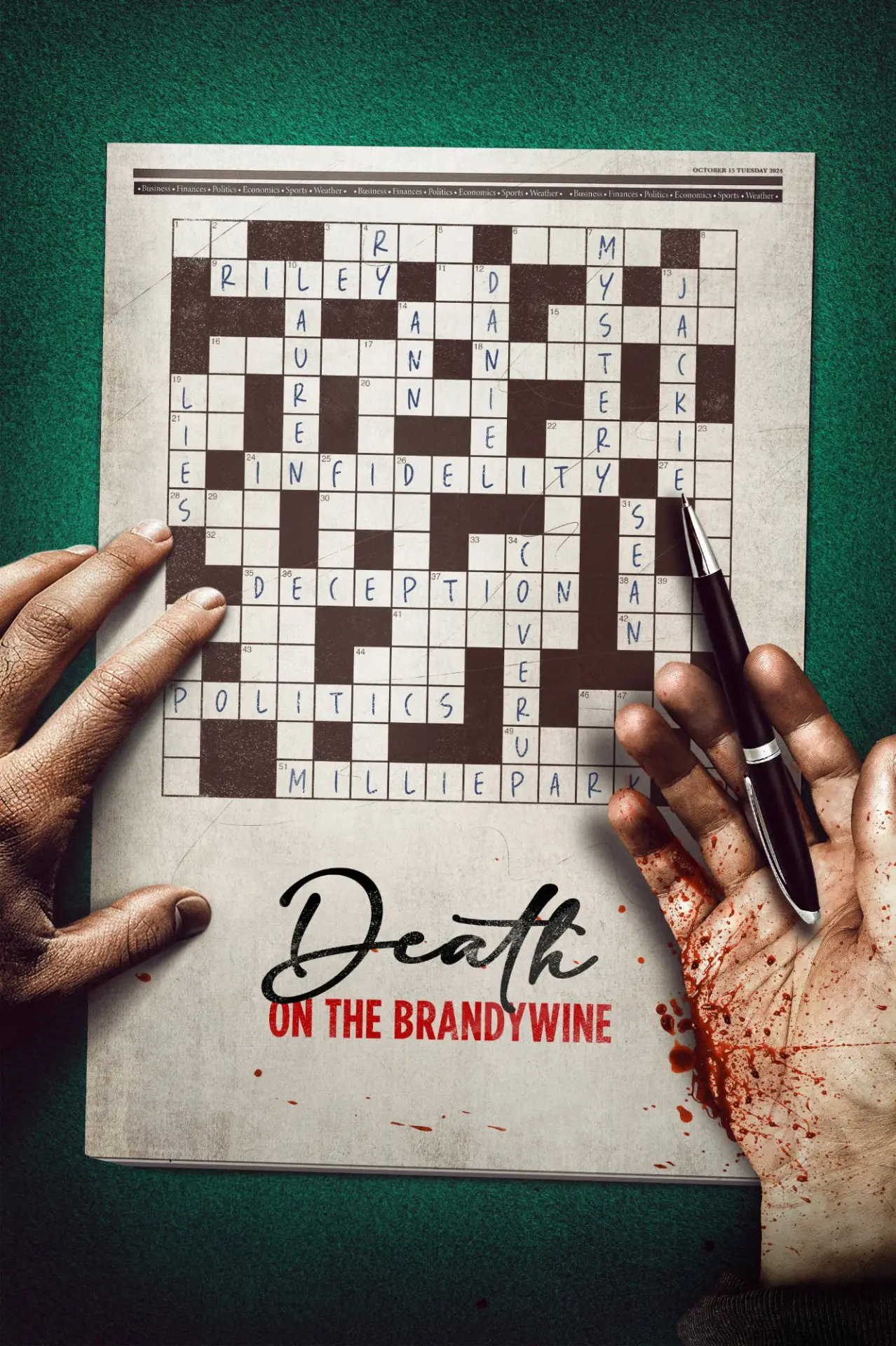 Plakat filmowy "Death on the Brandywine"