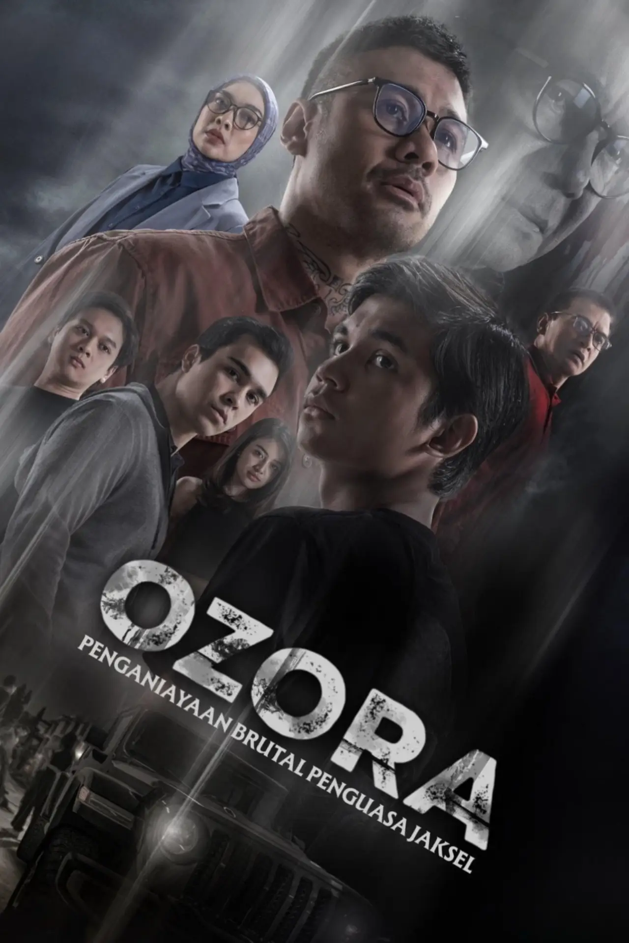 Plakat filmowy "Ozora: Penganiayaan Brutal Penguasa Jaksel"