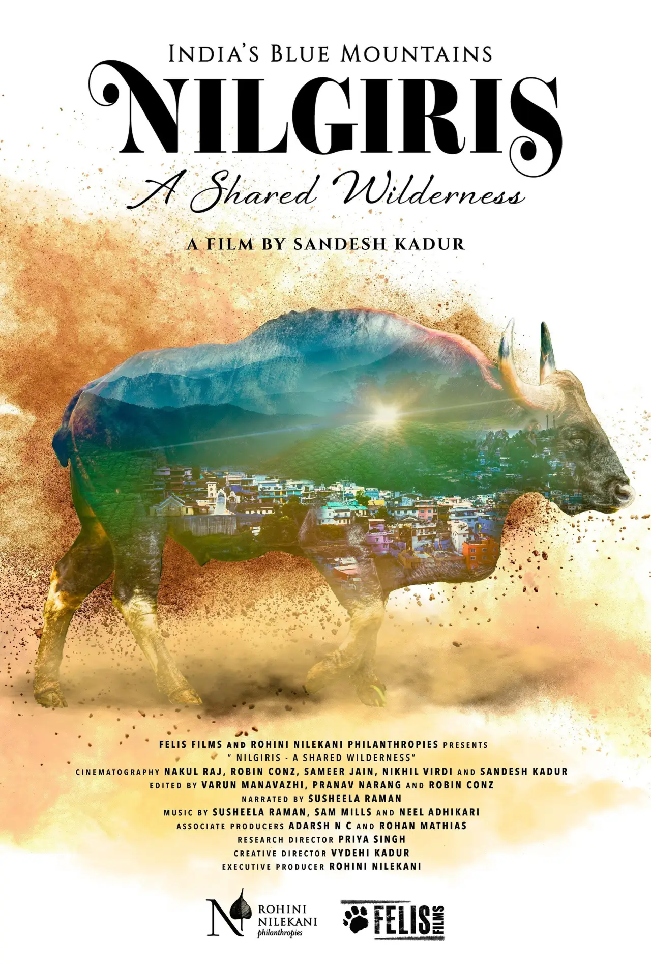Plakat filmowy "Nilgiris - A Shared Wilderness"