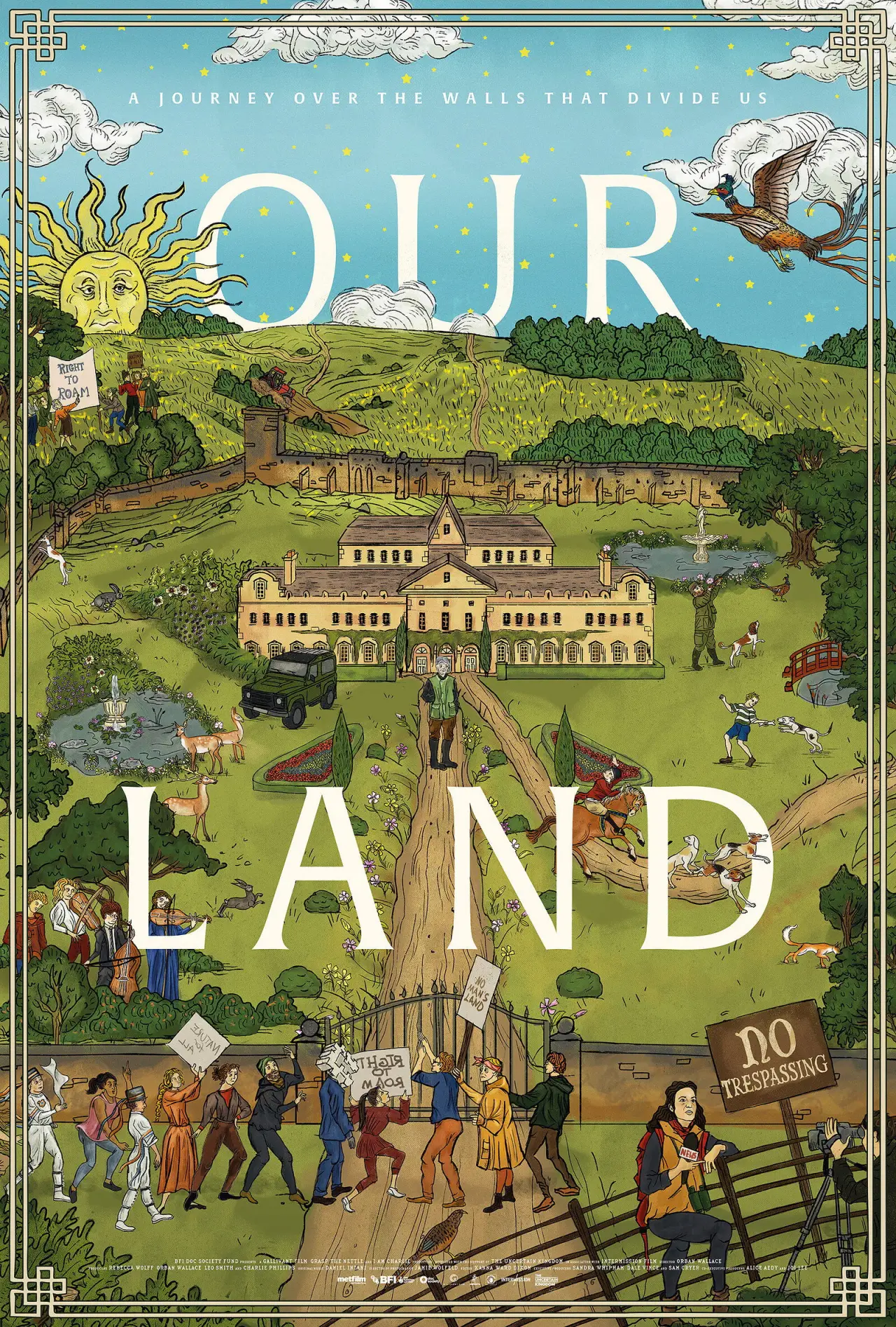 Plakat filmowy "Our Land"