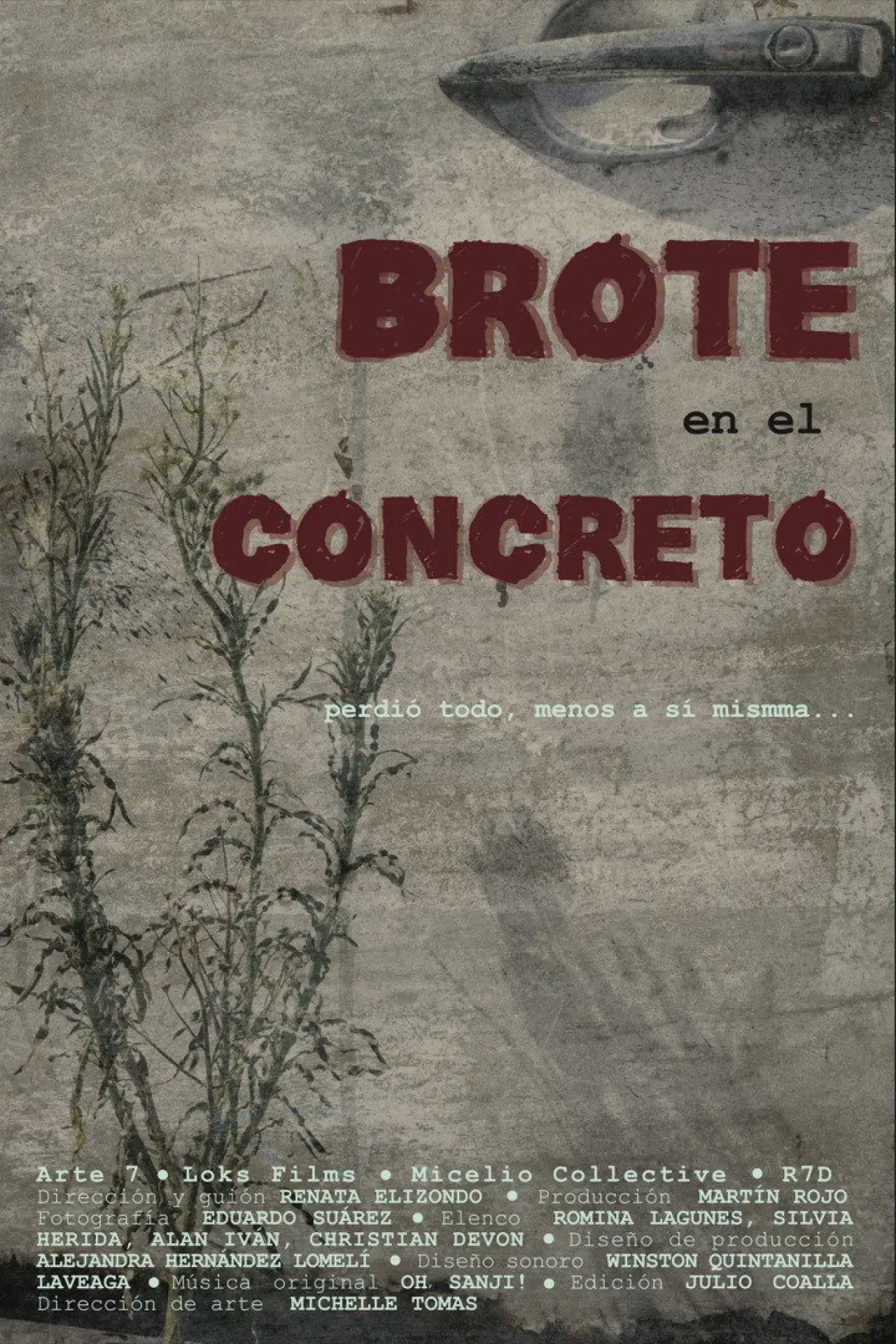 Plakat filmowy "Brote en el concreto"
