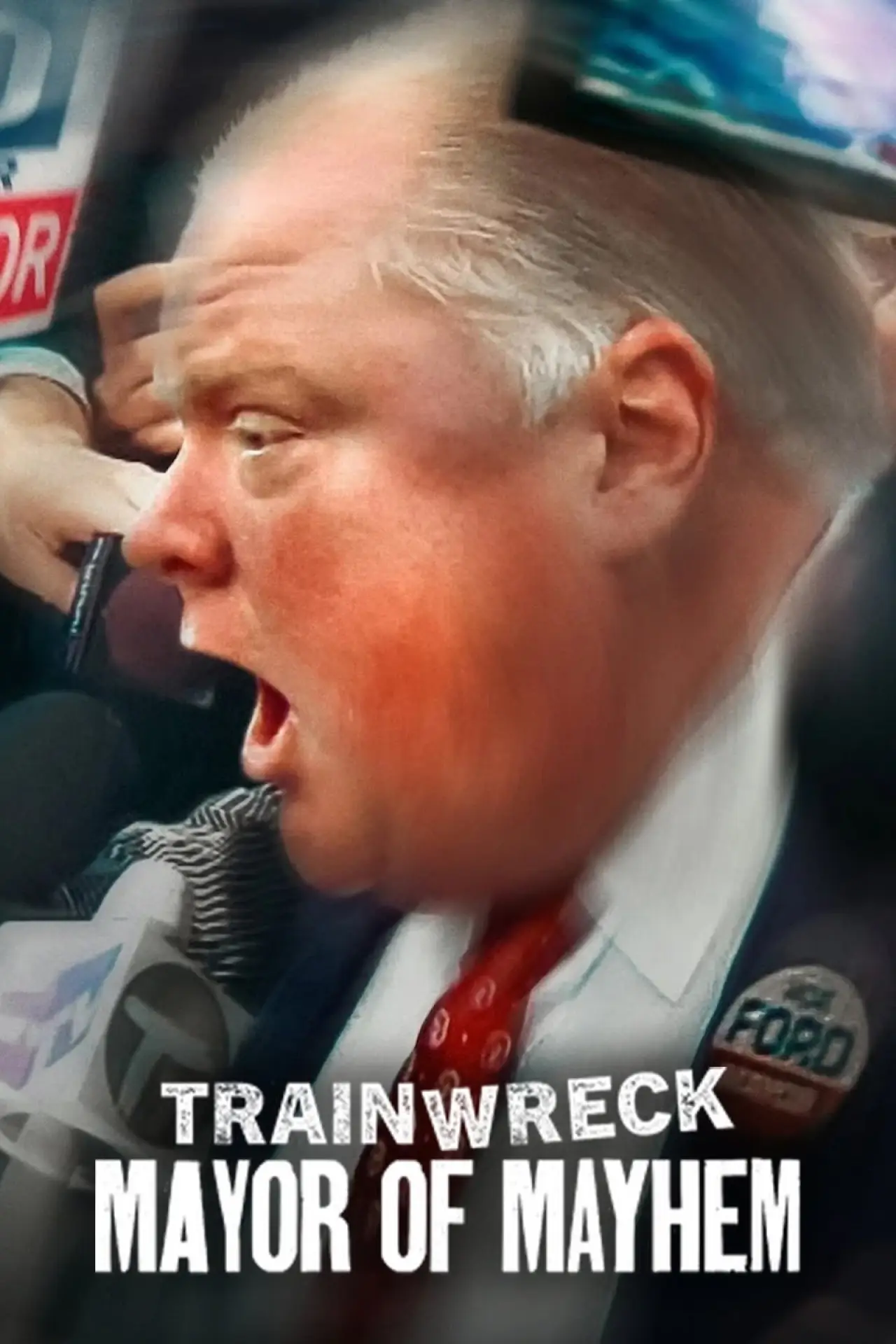 Plakat filmowy "Totalna katastrofa: Burmistrz imprezowicz"