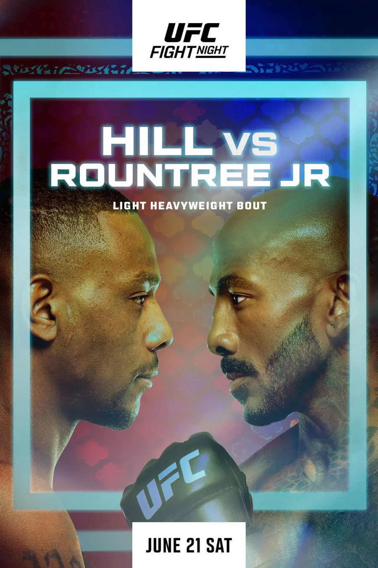 Plakat filmowy "UFC on ABC 8: Hill vs. Rountree Jr."