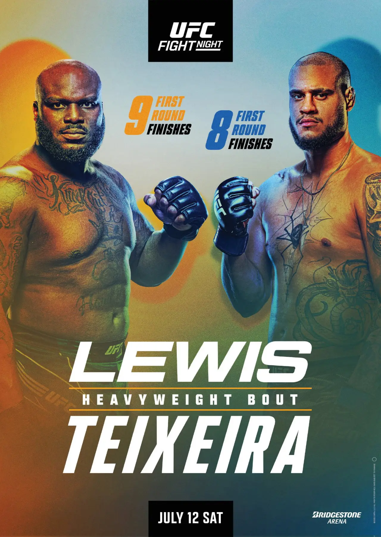 Plakat filmowy "UFC on ESPN 70: Lewis vs. Teixeira"