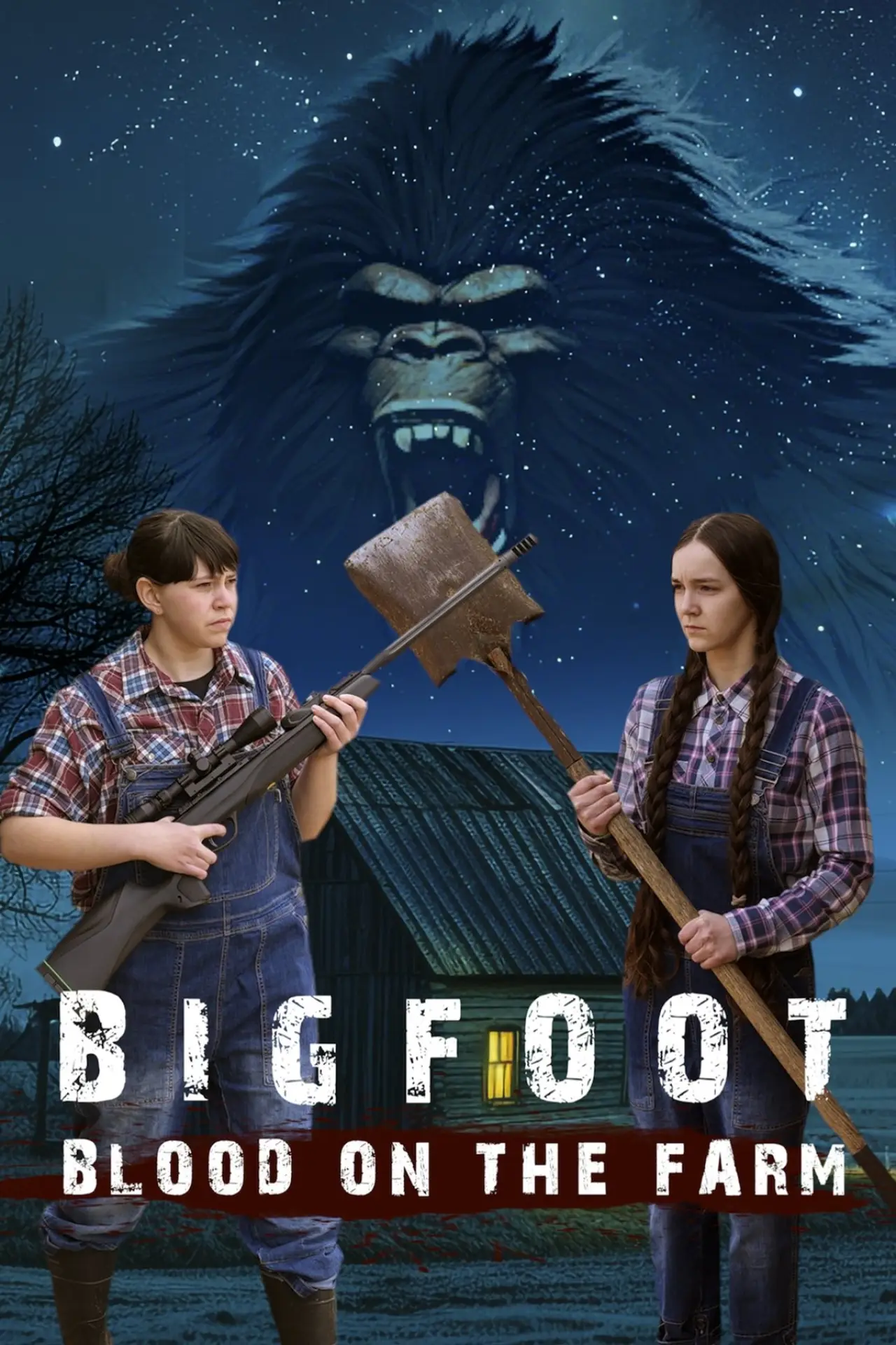 Plakat filmowy "Bigfoot: Blood on the Farm"