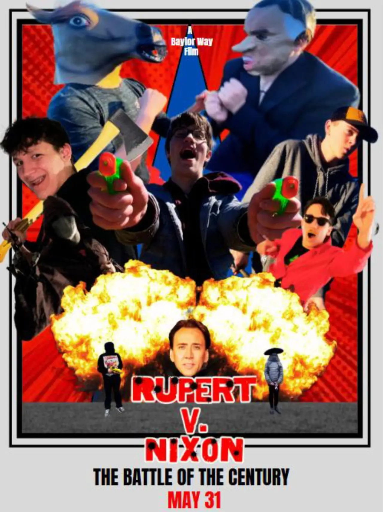 Plakat filmowy "Rupert V Nixon"