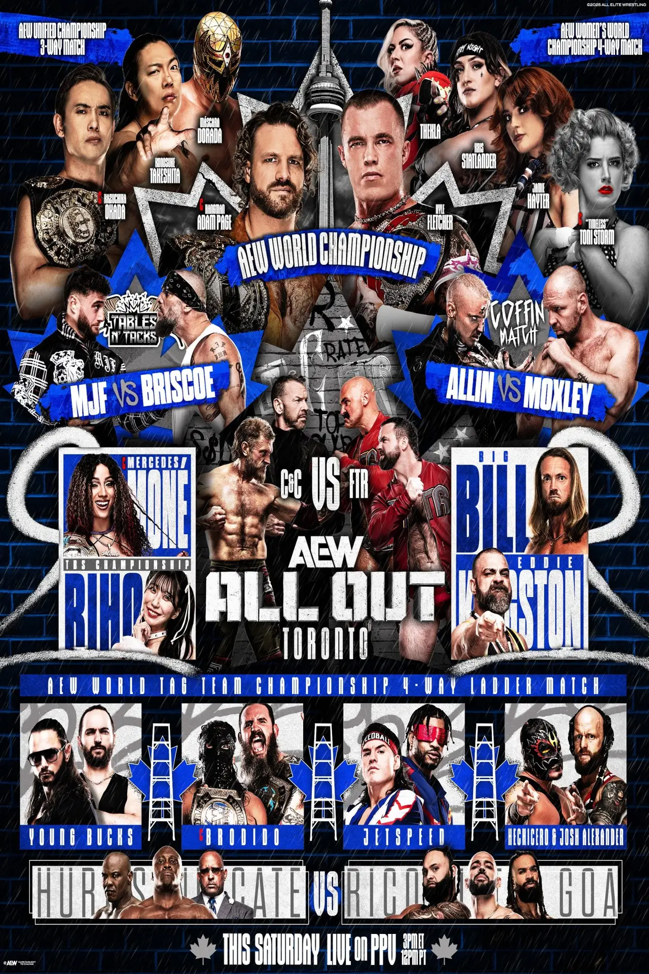 Plakat filmowy "AEW All Out 2025"