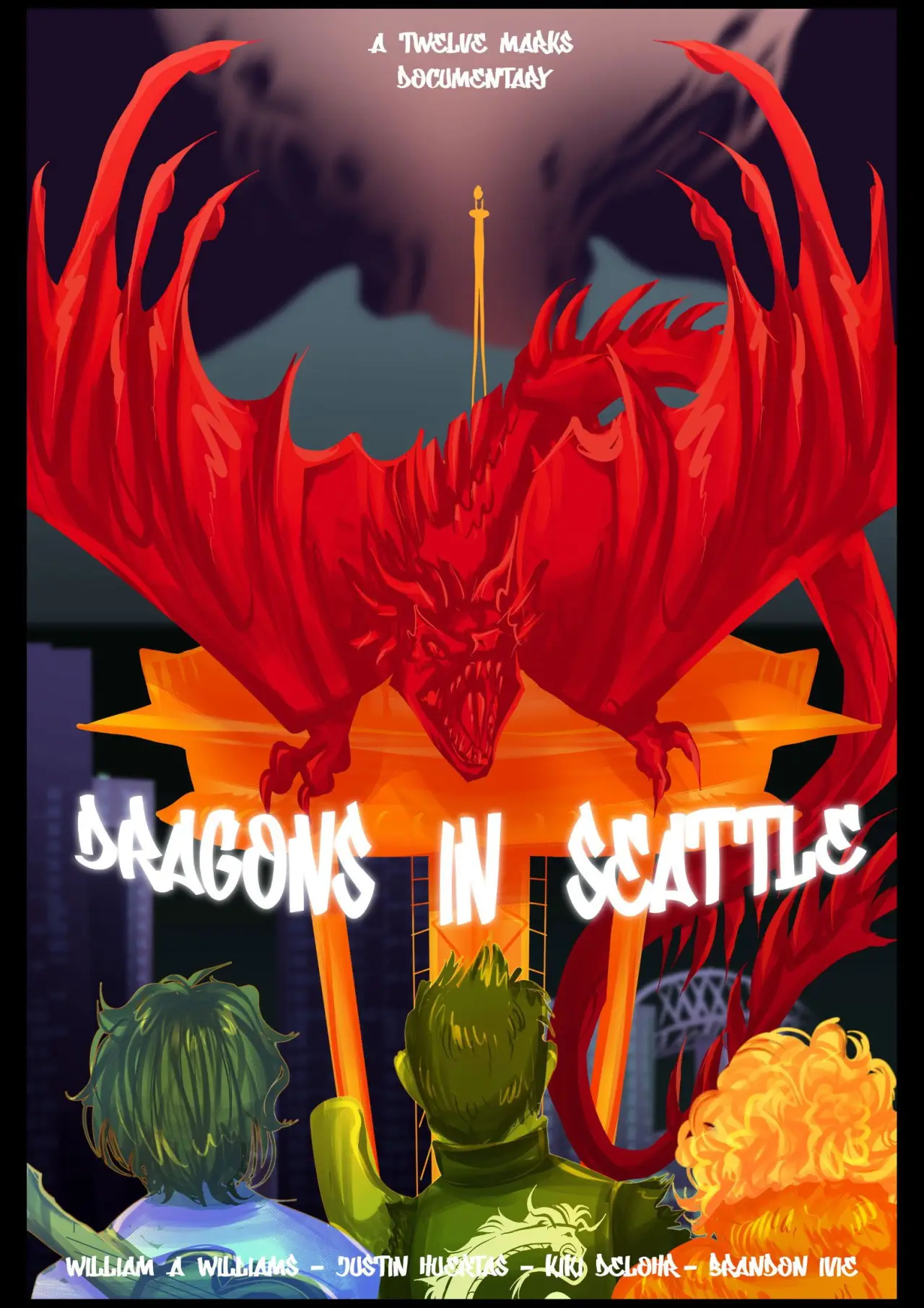 Plakat filmowy "Dragons In Seattle"