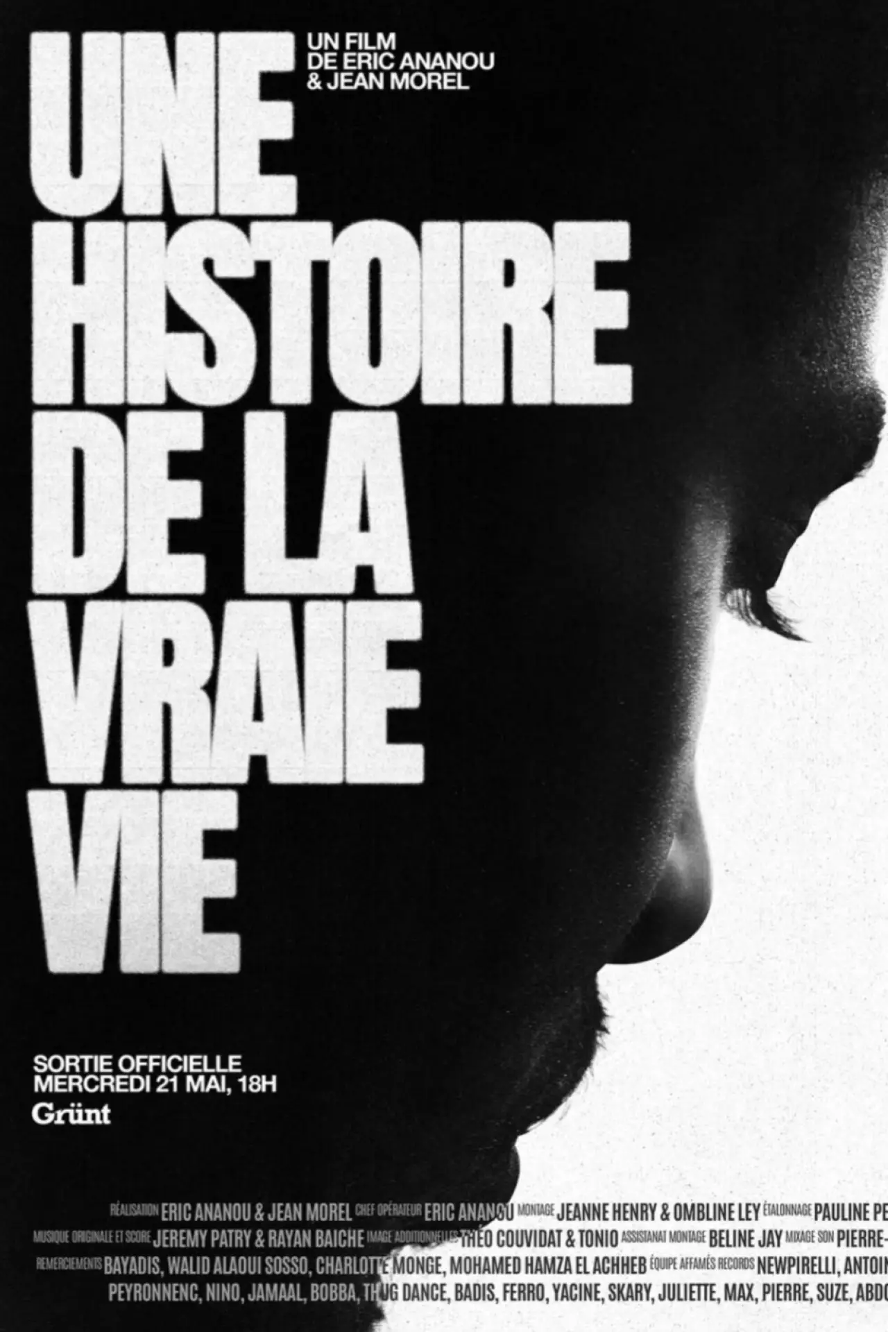Plakat filmowy "Zamdane, une histoire de la vraie vie"