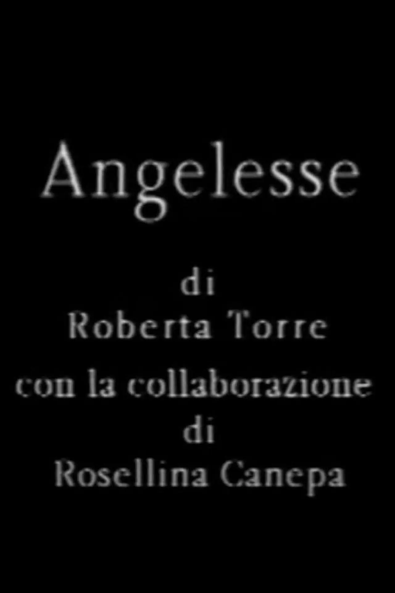 Plakat filmowy "Angelesse"