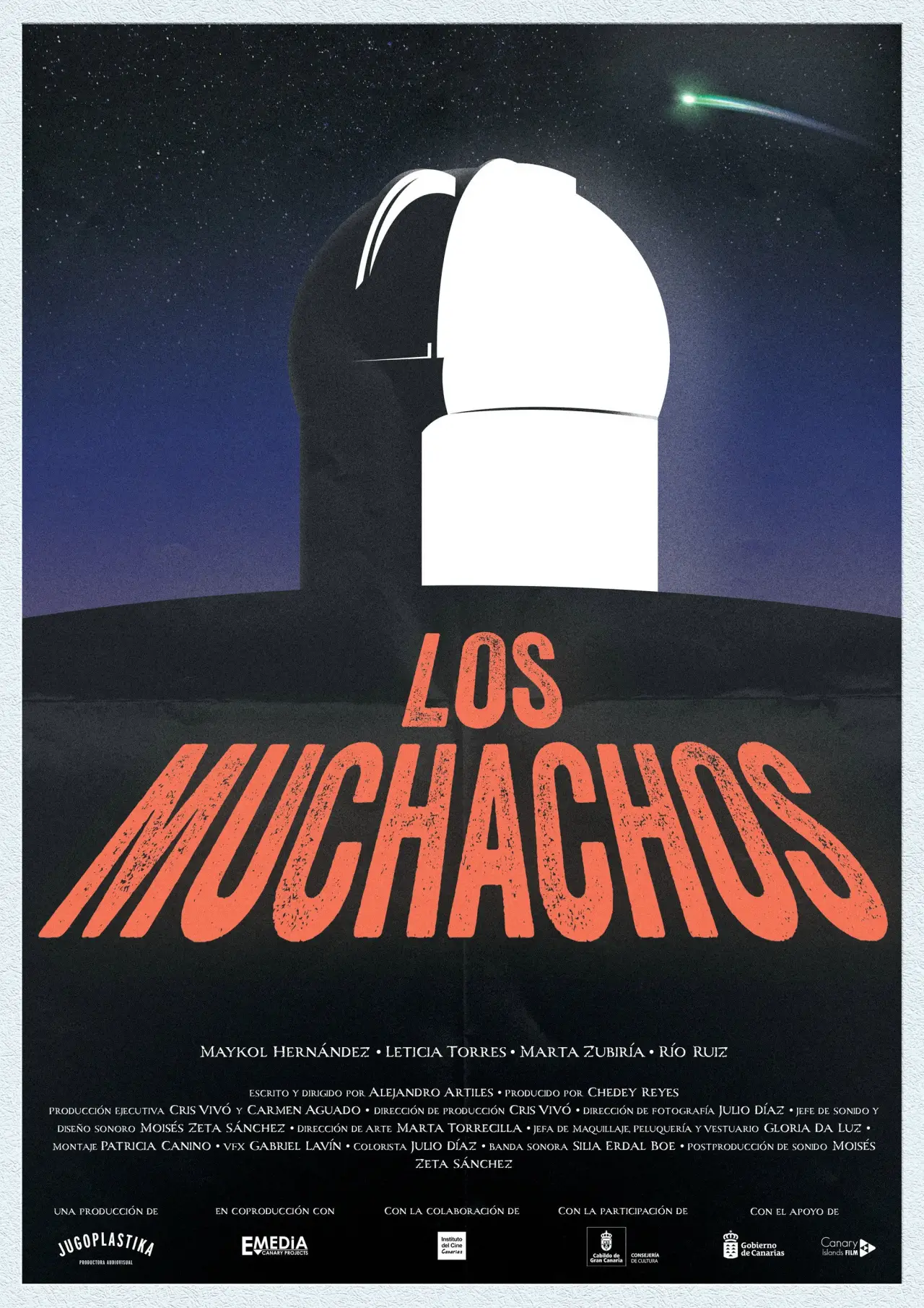 Plakat filmowy "Los muchachos"