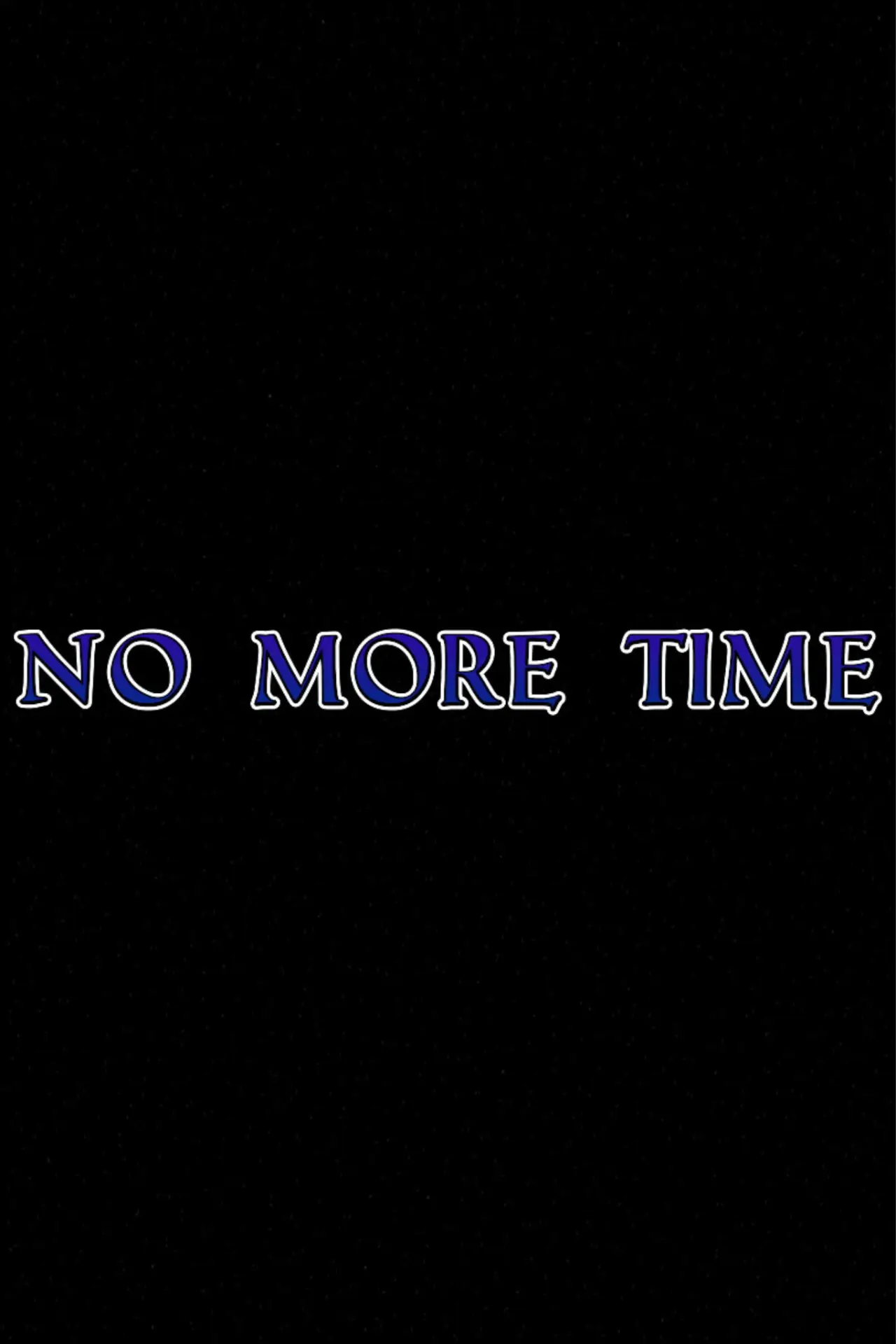 Plakat filmowy "No More Time"
