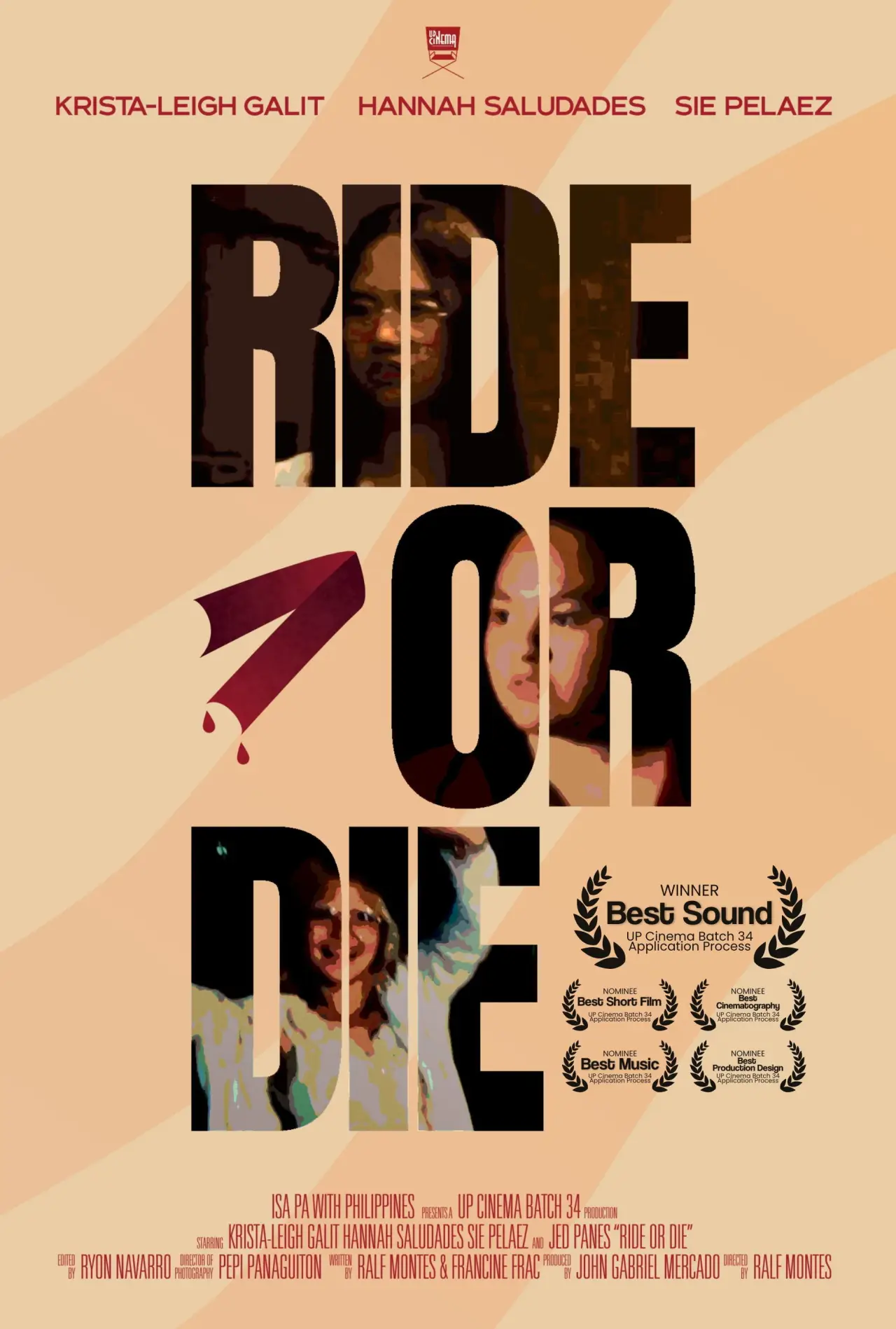 Plakat filmowy "Ride or Die"