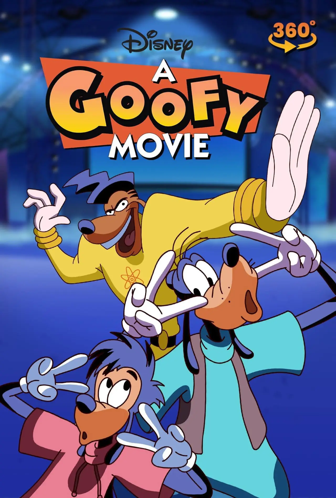 Plakat filmowy "Powerline Live! A Goofy Movie 360° Concert Experience"