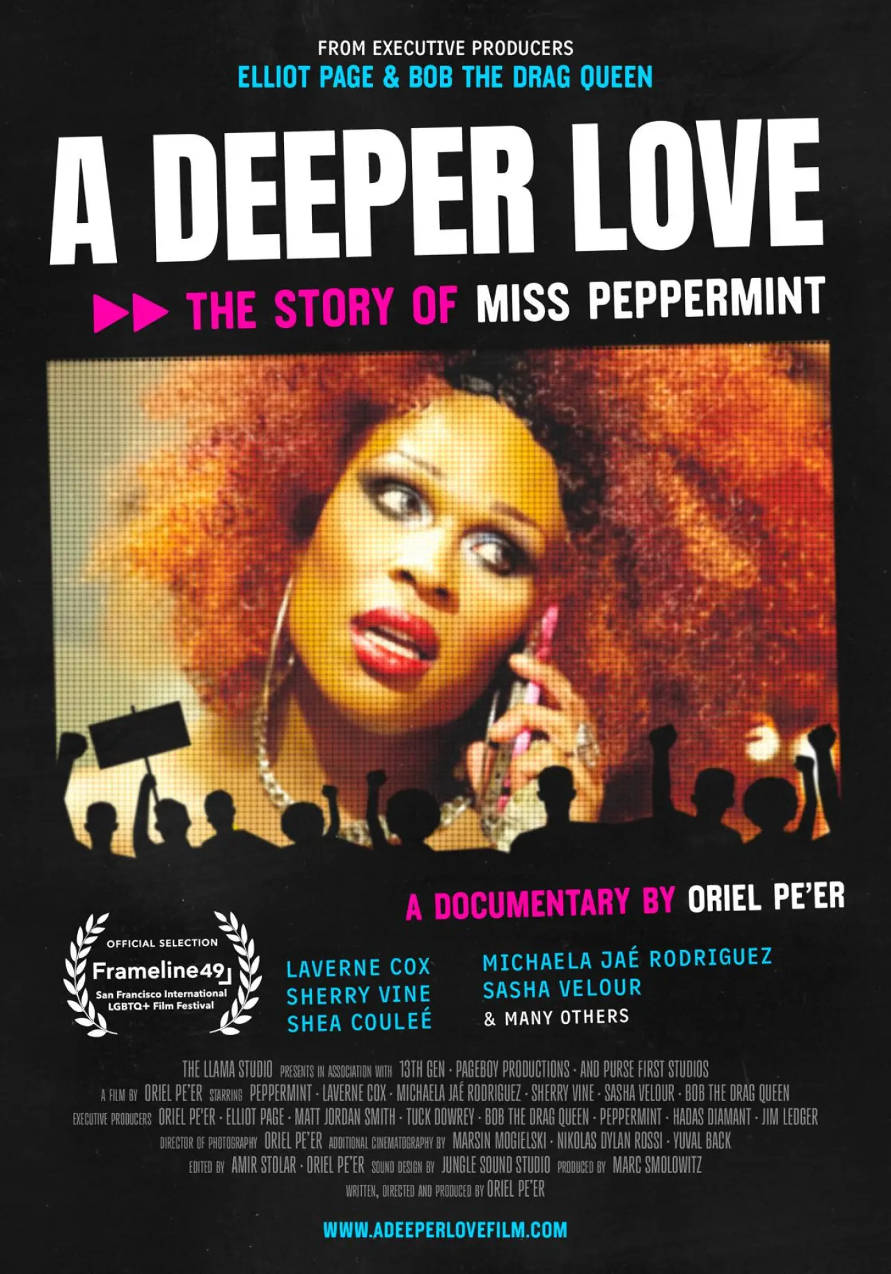 Plakat filmowy "A Deeper Love: The Story of Miss Peppermint"
