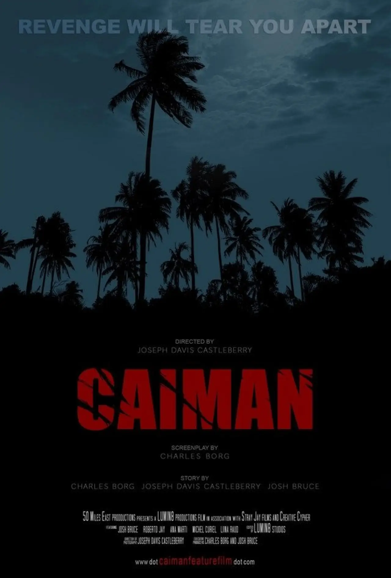 Plakat filmowy "Caiman"