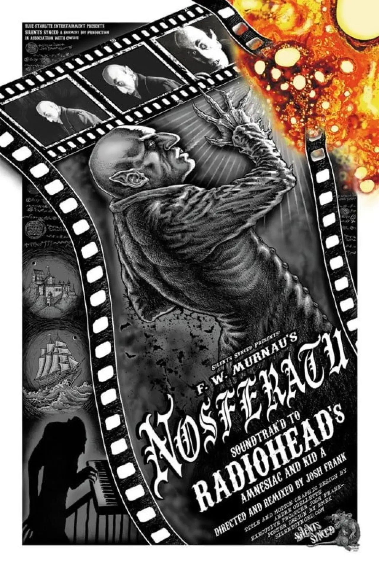 Plakat filmowy "Radiohead X Nosferatu: A Symphony of Horror"