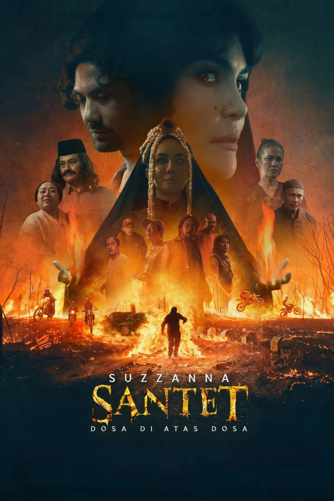 Plakat filmowy "Suzzanna: Santet Dosa di Atas Dosa"