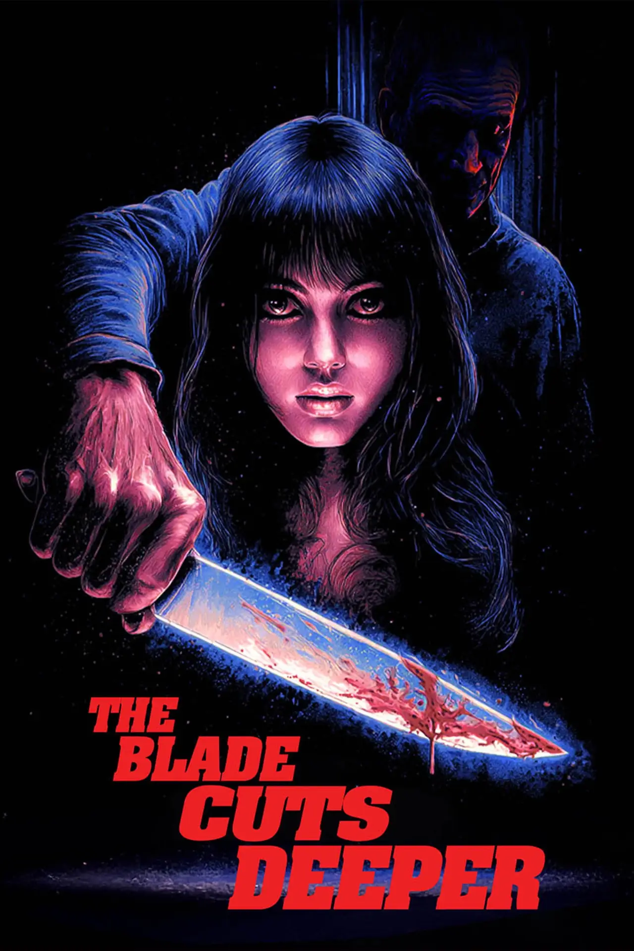 Plakat filmowy "The Blade Cuts Deeper"