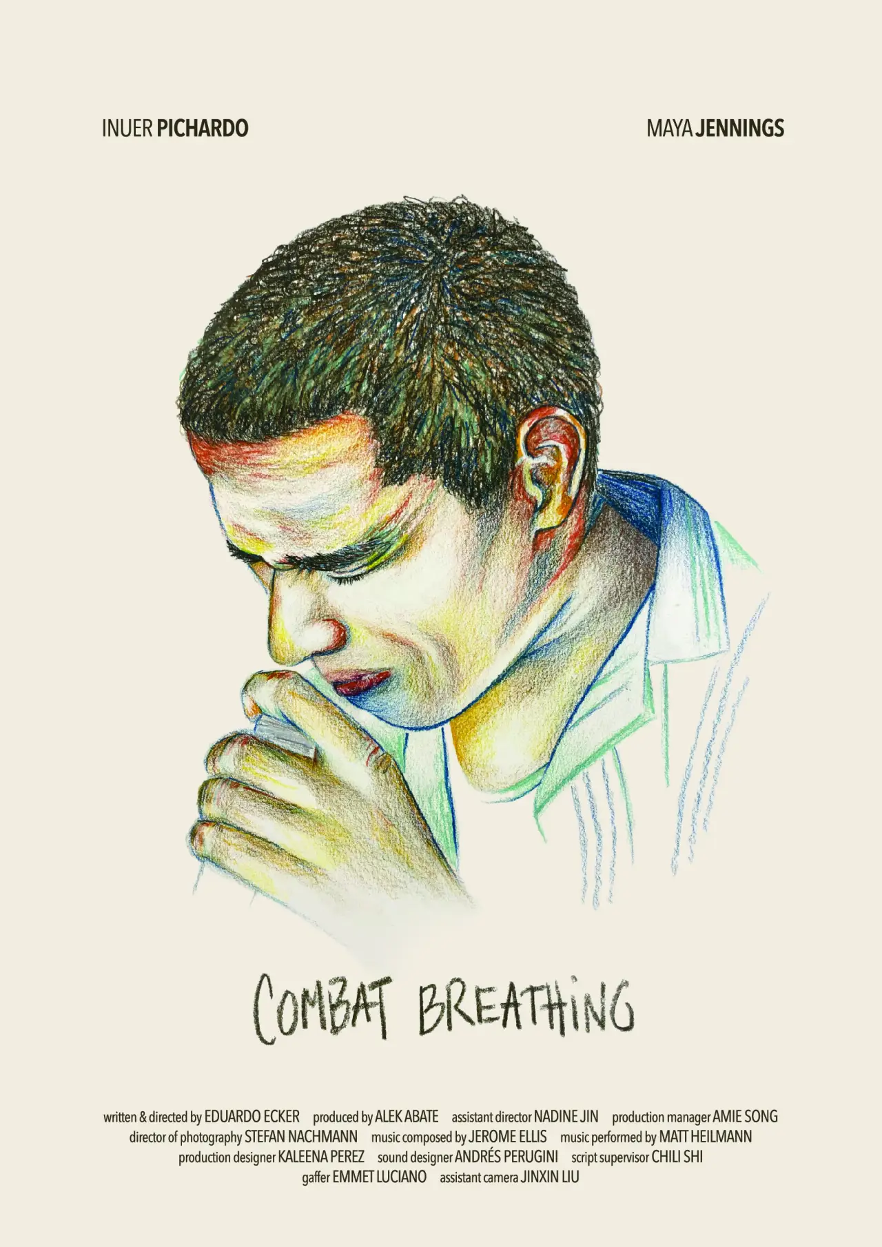 Plakat filmowy "Combat Breathing"