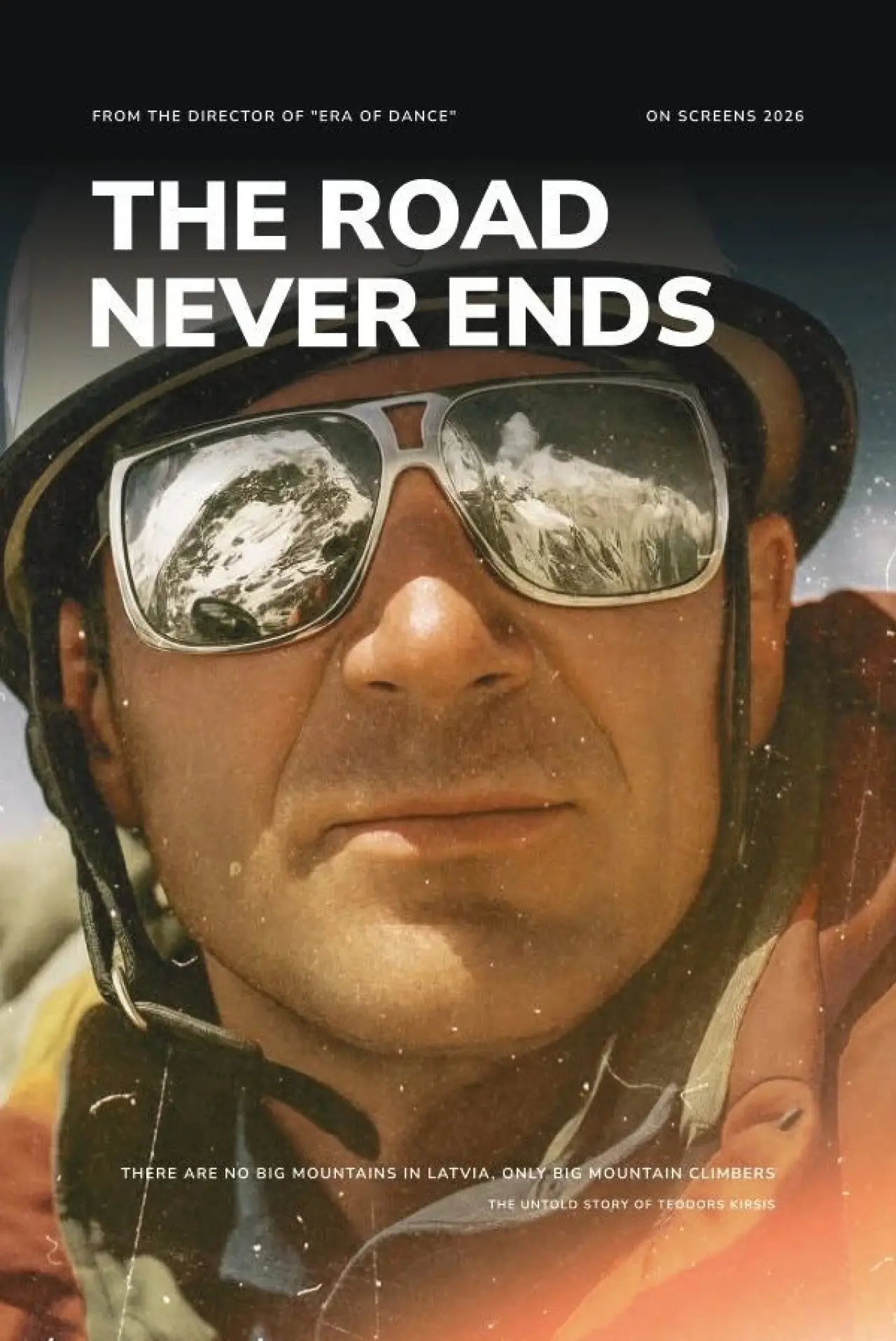 Plakat filmowy "Ceļš nekad nebeidzas"