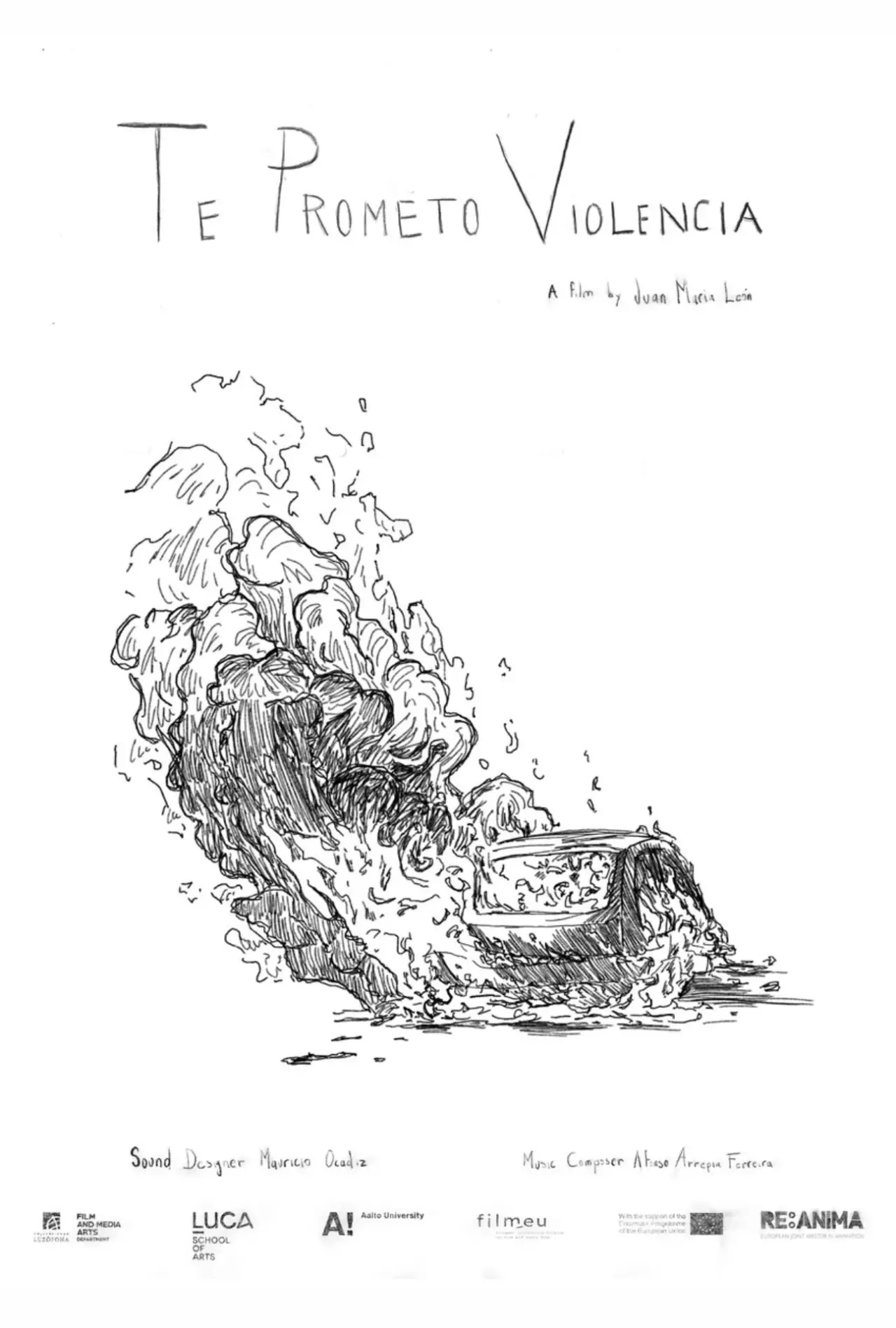 Plakat filmowy "Te prometo violencia"