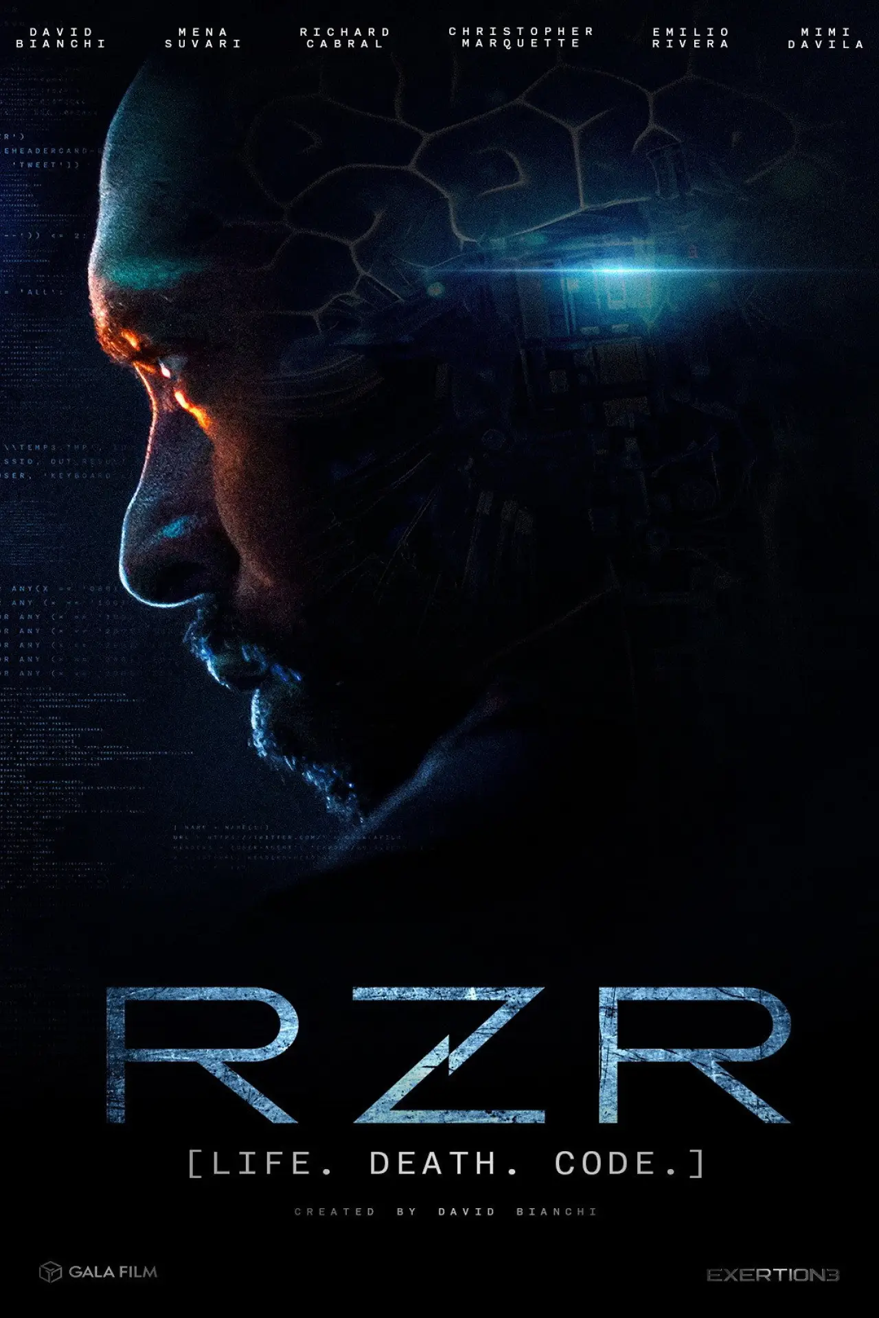 Plakat filmowy "RZR Cyber Protocol"