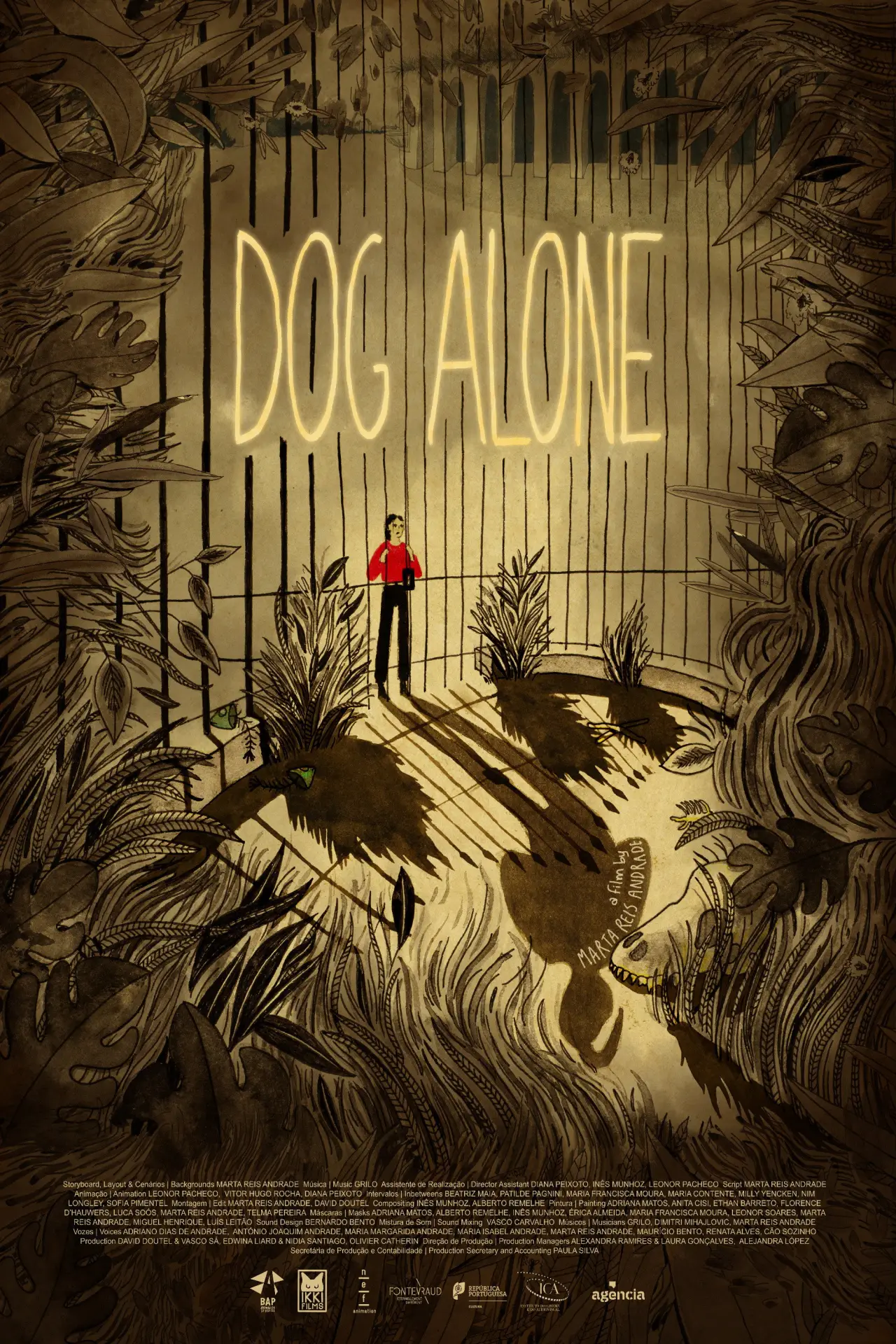 Plakat filmowy "Cão Sozinho"