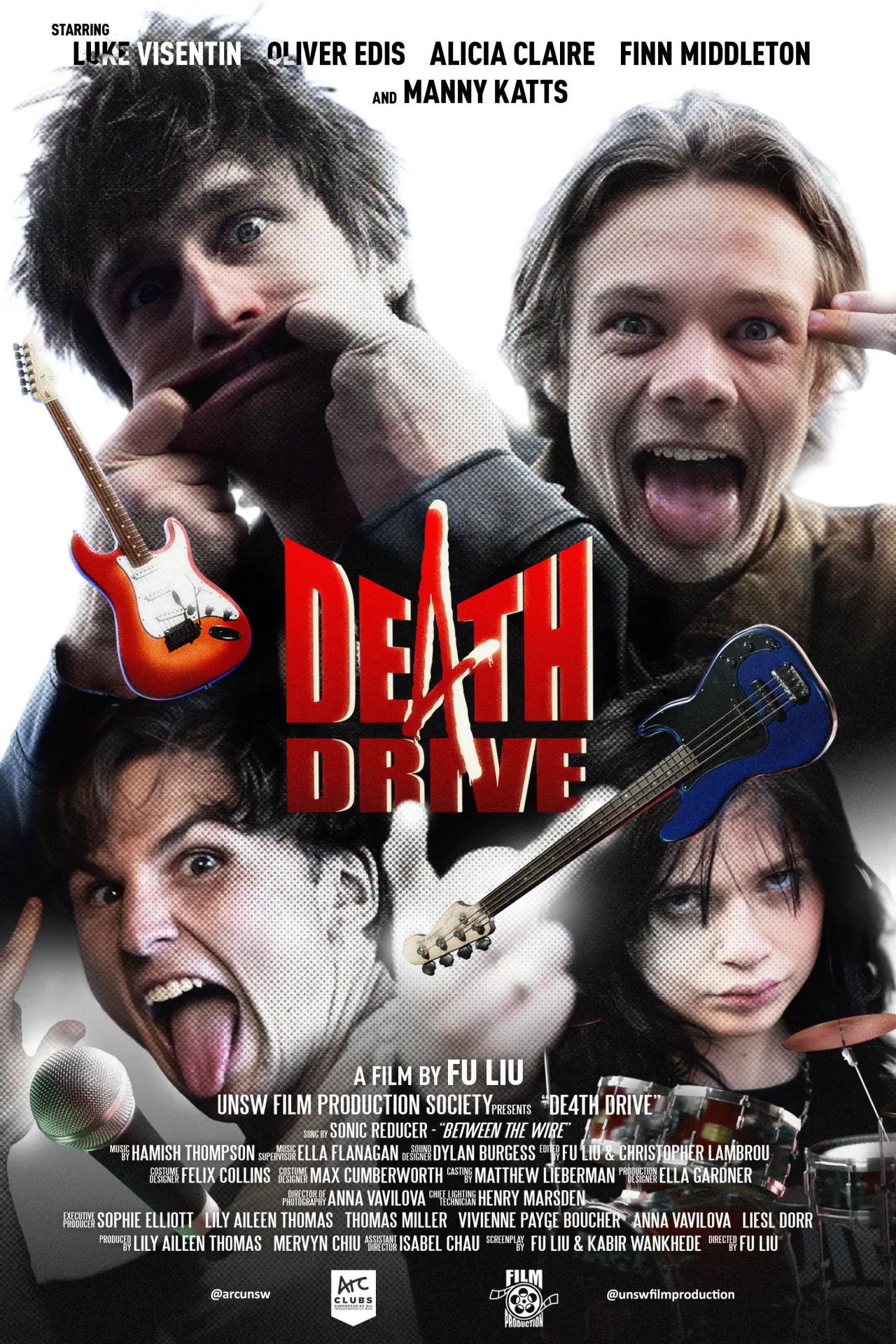 Plakat filmowy "DE4TH DRIVE"