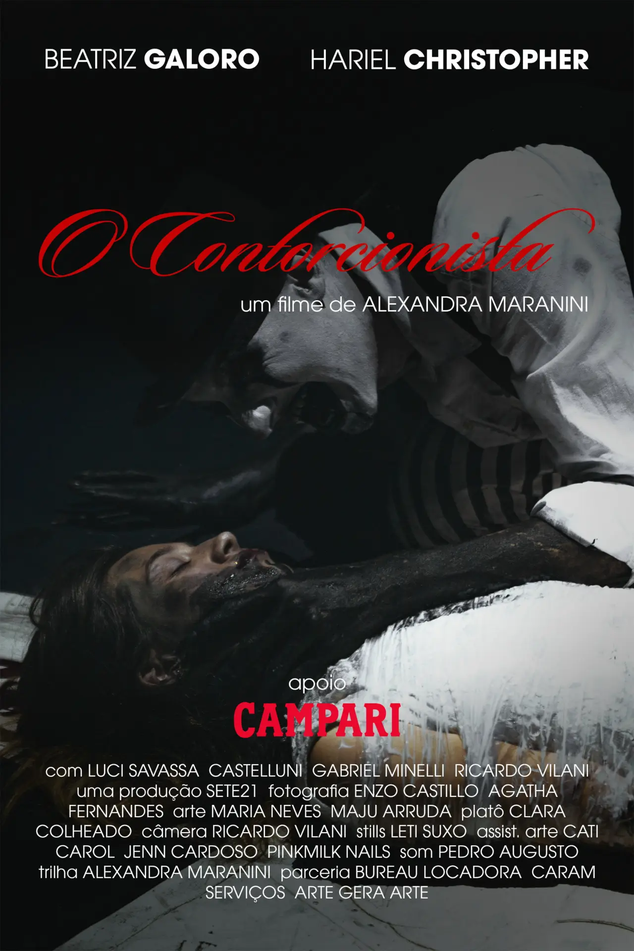 Plakat filmowy "O Contorcionista"