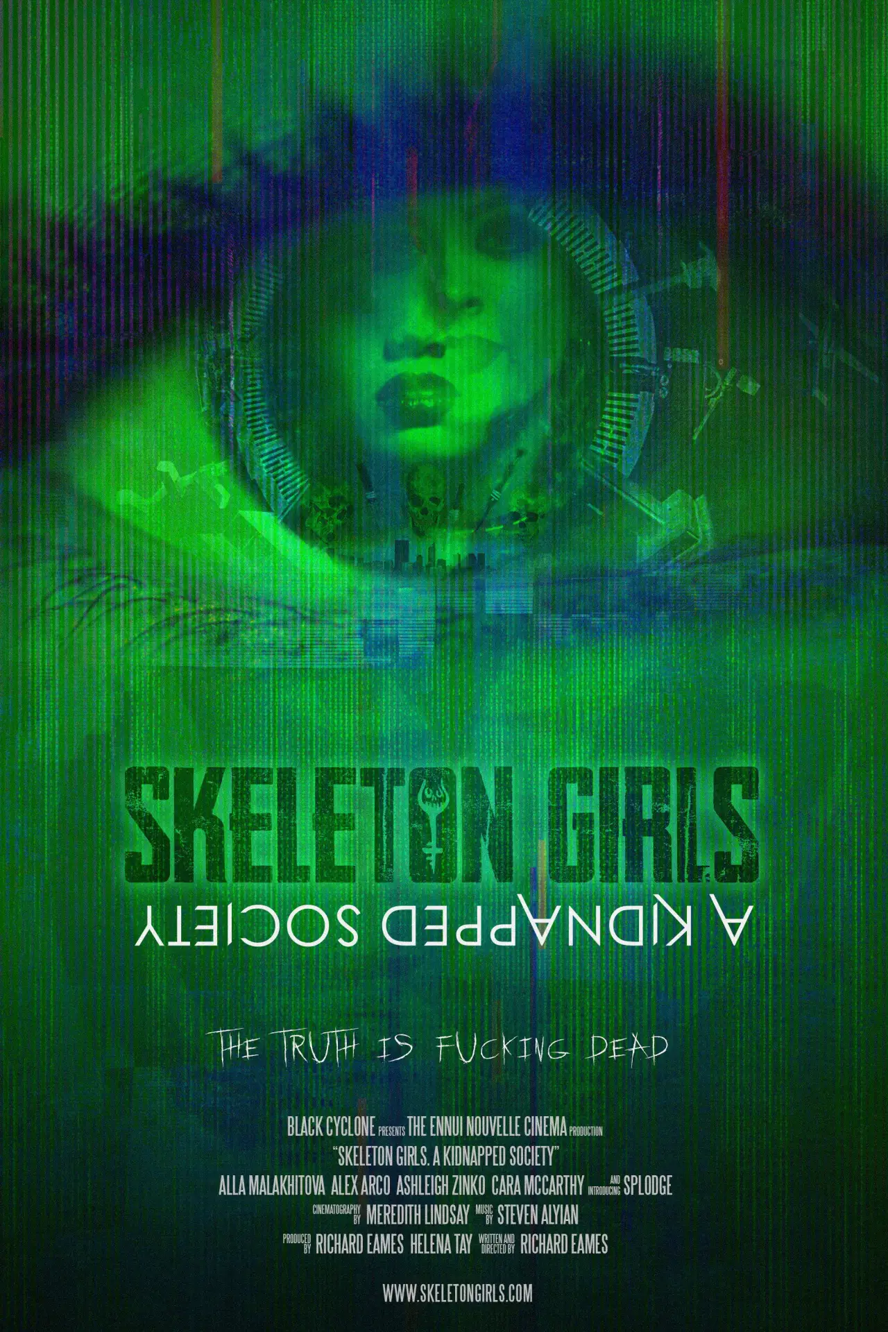 Plakat filmowy "Skeleton Girls. A Kidnapped Society"
