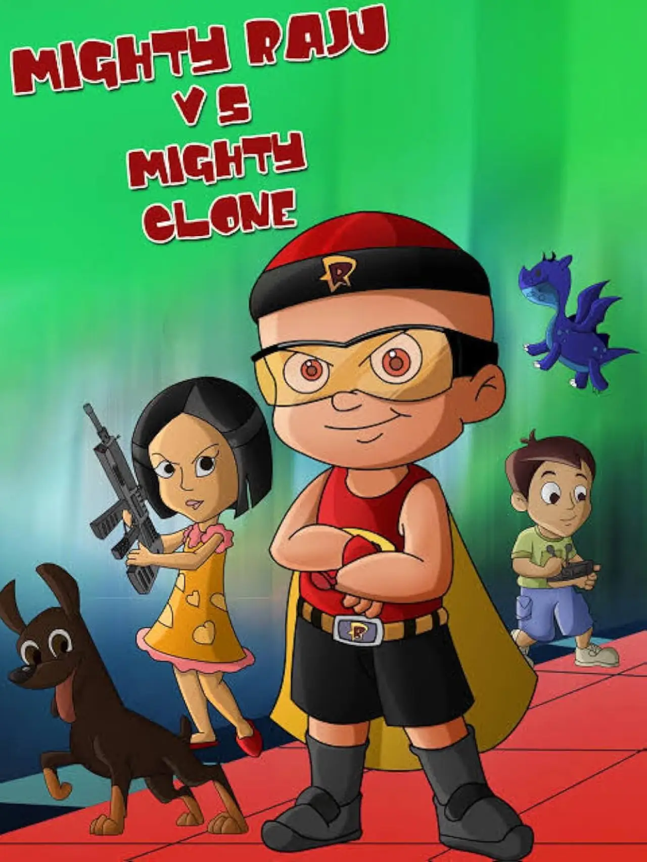 Plakat filmowy "Mighty Raju 3 Villains"