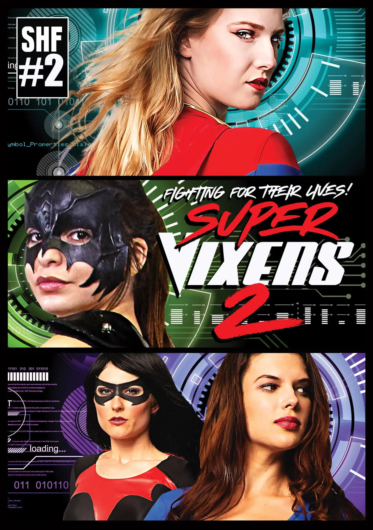 Plakat filmowy "Super Vixens 2"