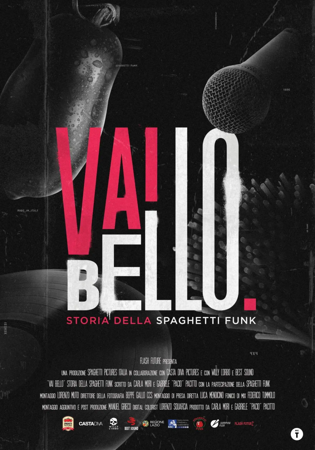 Plakat filmowy "Vai Bello - Storia della Spaghetti Funk"