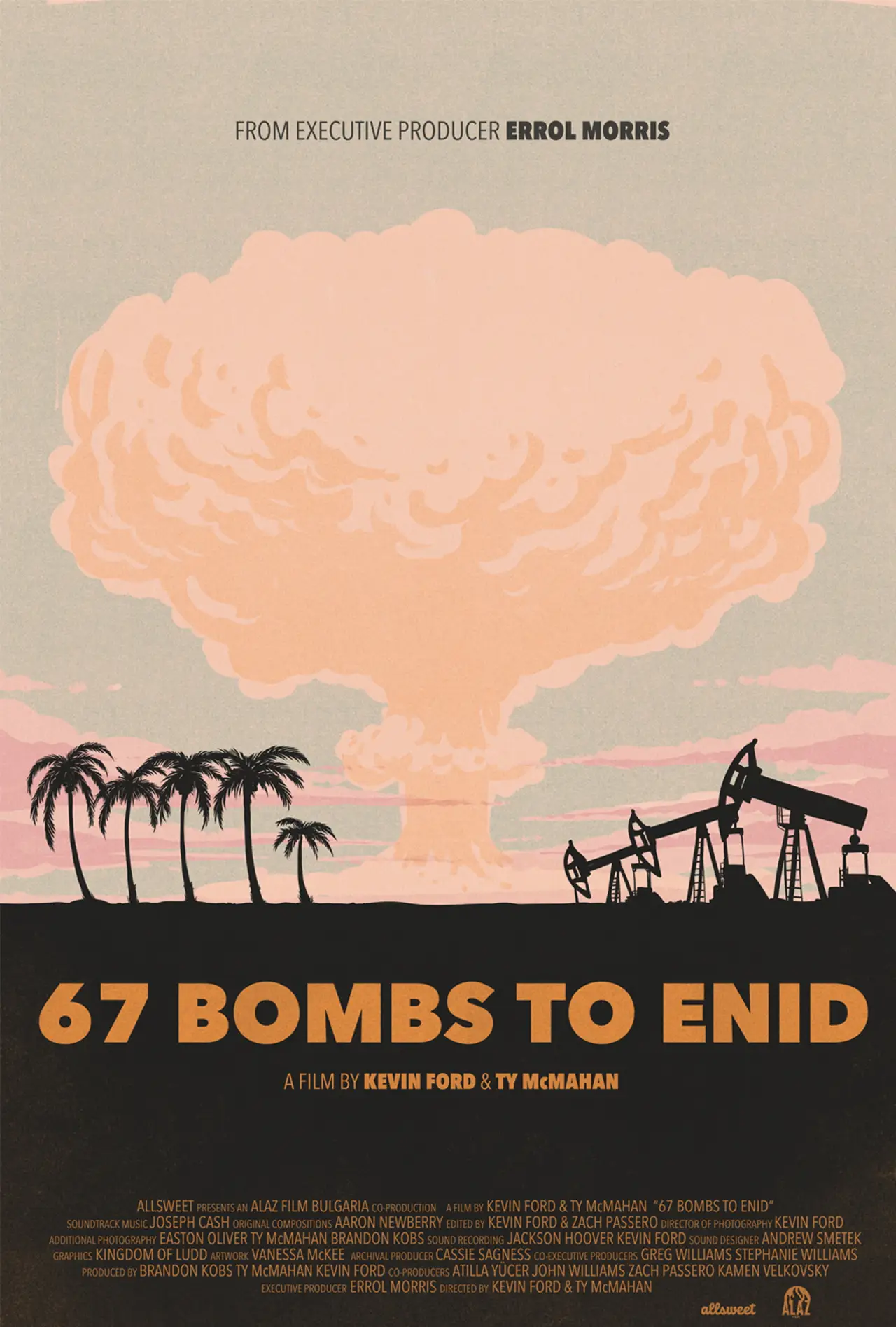 Plakat filmowy "67 Bombs to Enid"