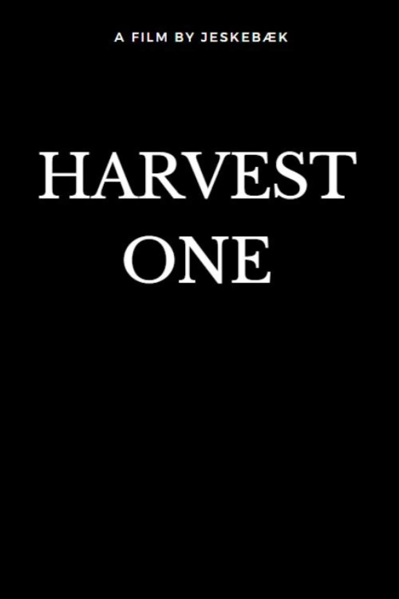 Plakat filmowy "Harvest One"