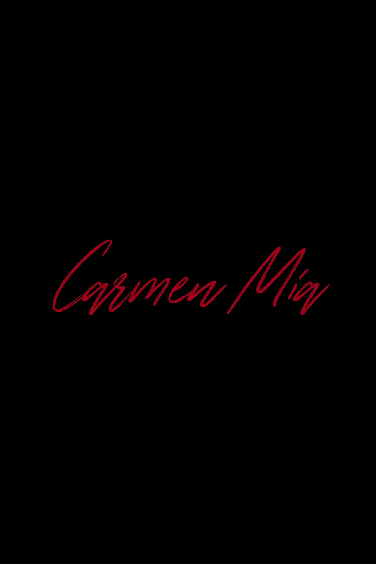 Plakat filmowy "Carmen Mía"