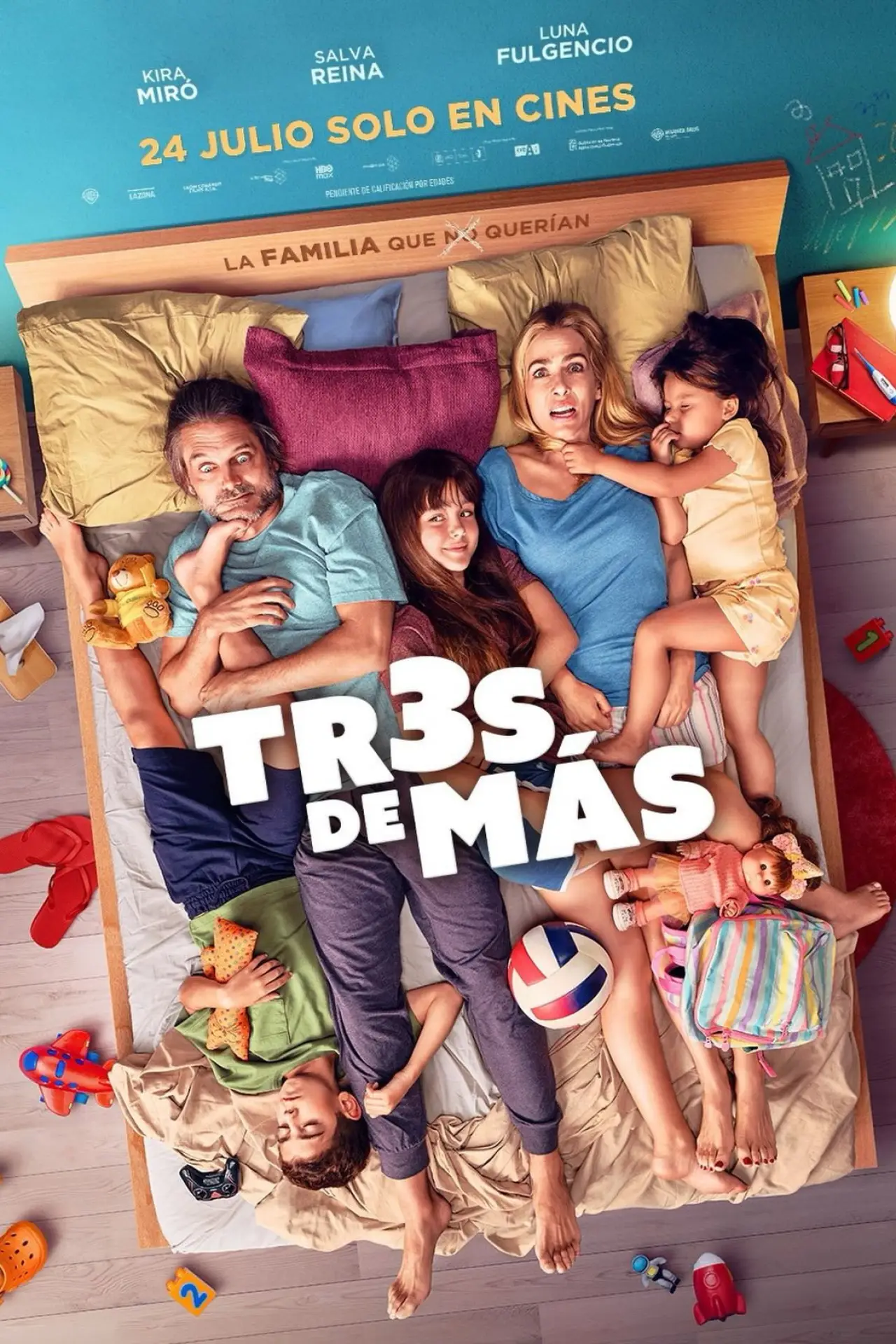 Plakat filmowy "Tres de más"