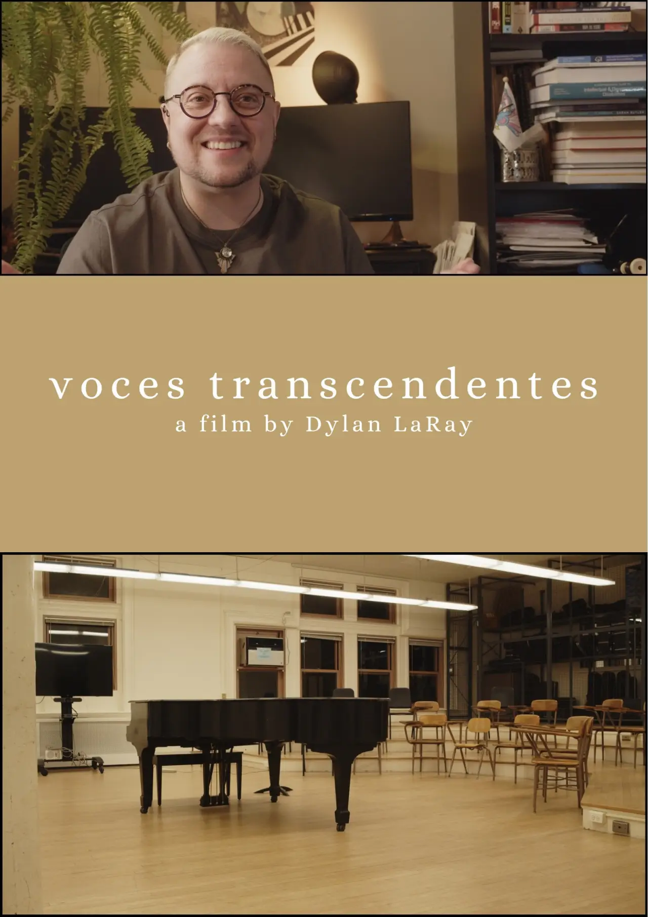 Plakat filmowy "voces transcendentes"