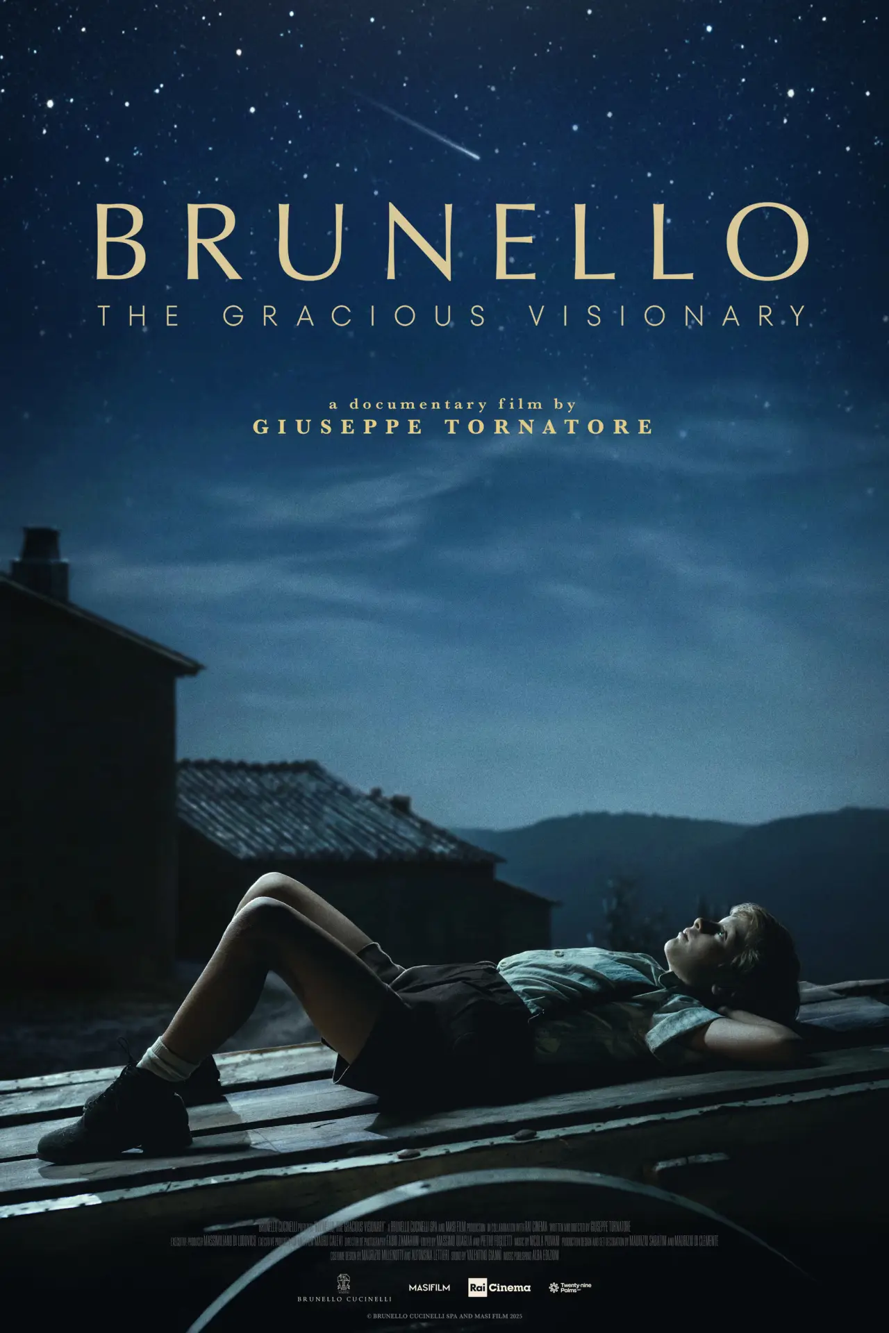 Plakat filmowy "Brunello - Il visionario garbato"