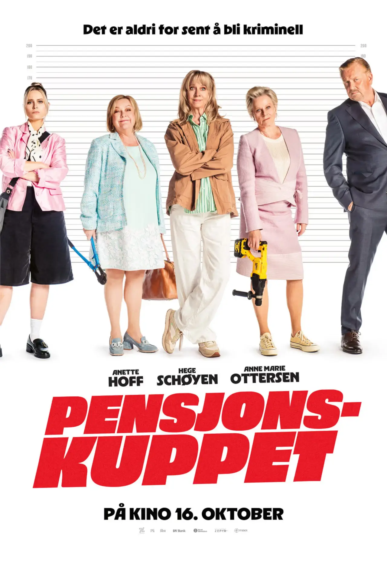 Plakat filmowy "Pensjonskuppet"