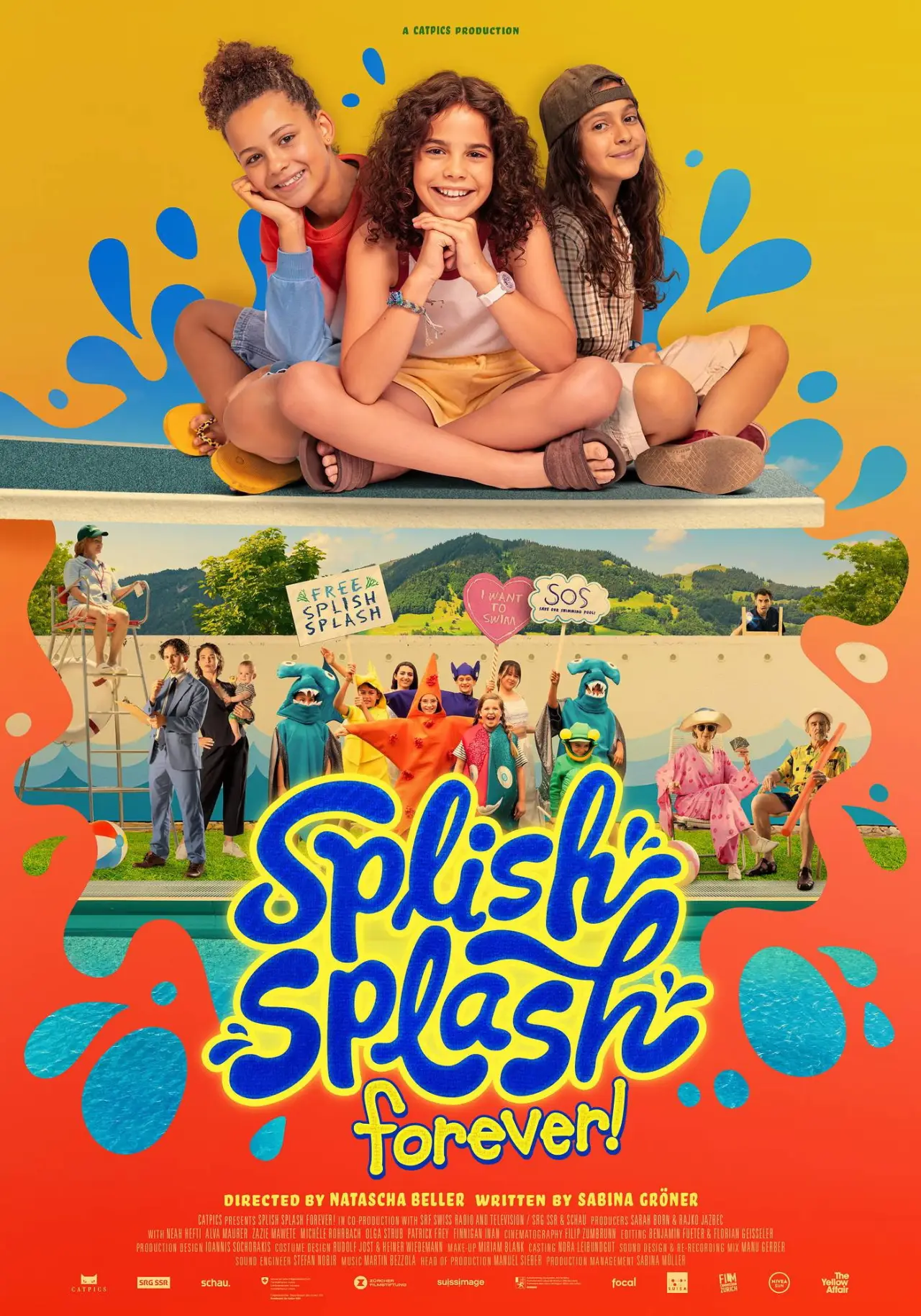 Plakat filmowy "Plitschplatsch forever!"