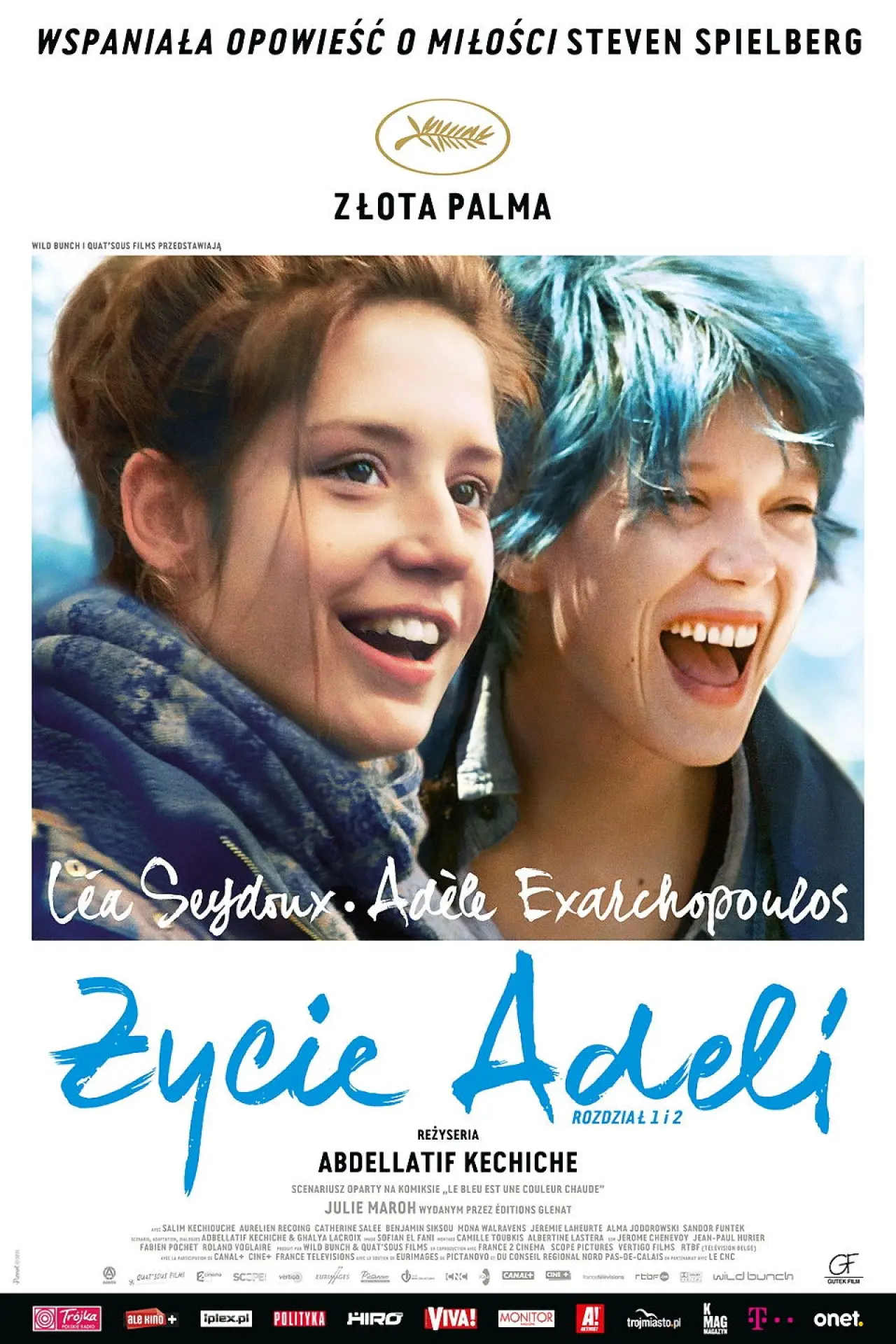 Plakat filmowy "Życie Adeli – Rozdział 1 i 2"
