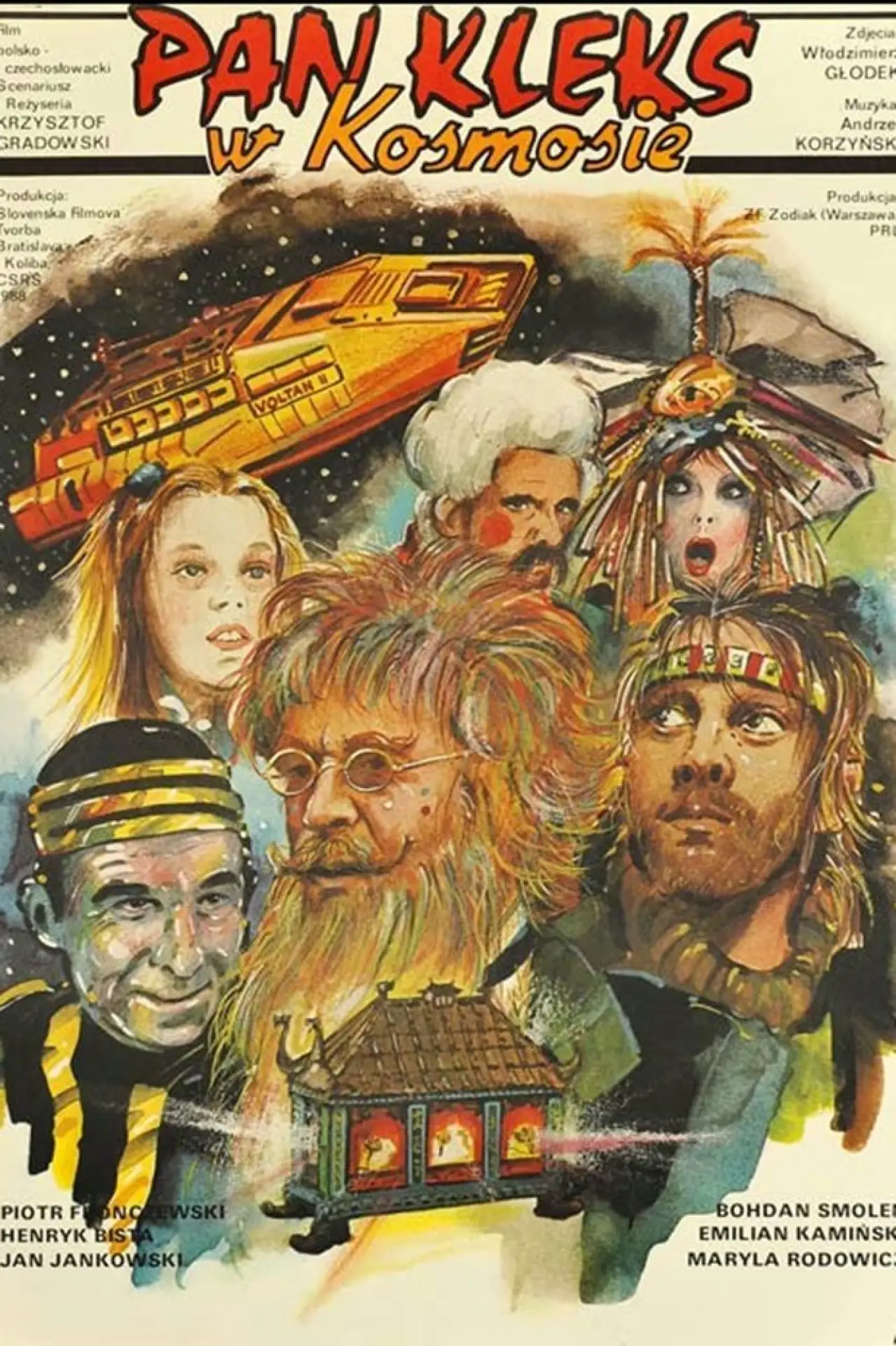 Plakat filmowy "Pan Kleks w kosmosie"
