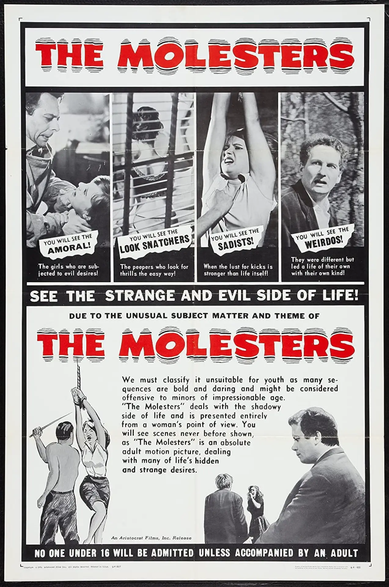 Plakat filmowy "Der Sittlichkeitsverbrecher"