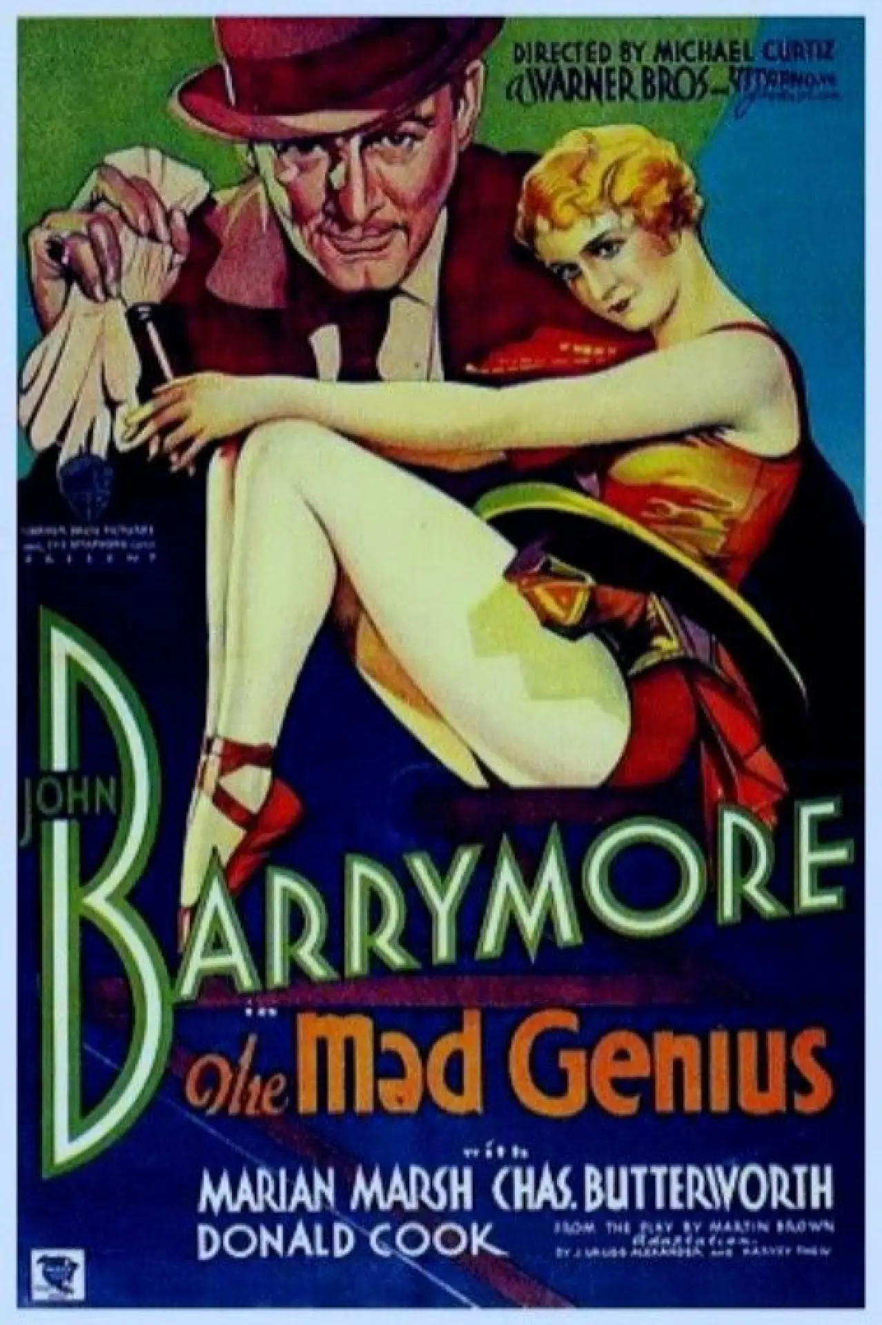 Plakat filmowy "The Mad Genius"